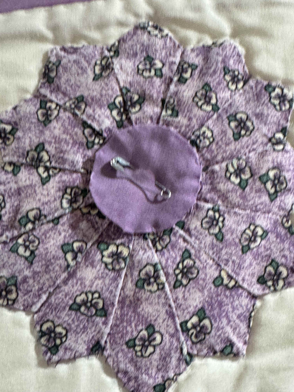 Vintage 12 Point Dresden Plate Quilt