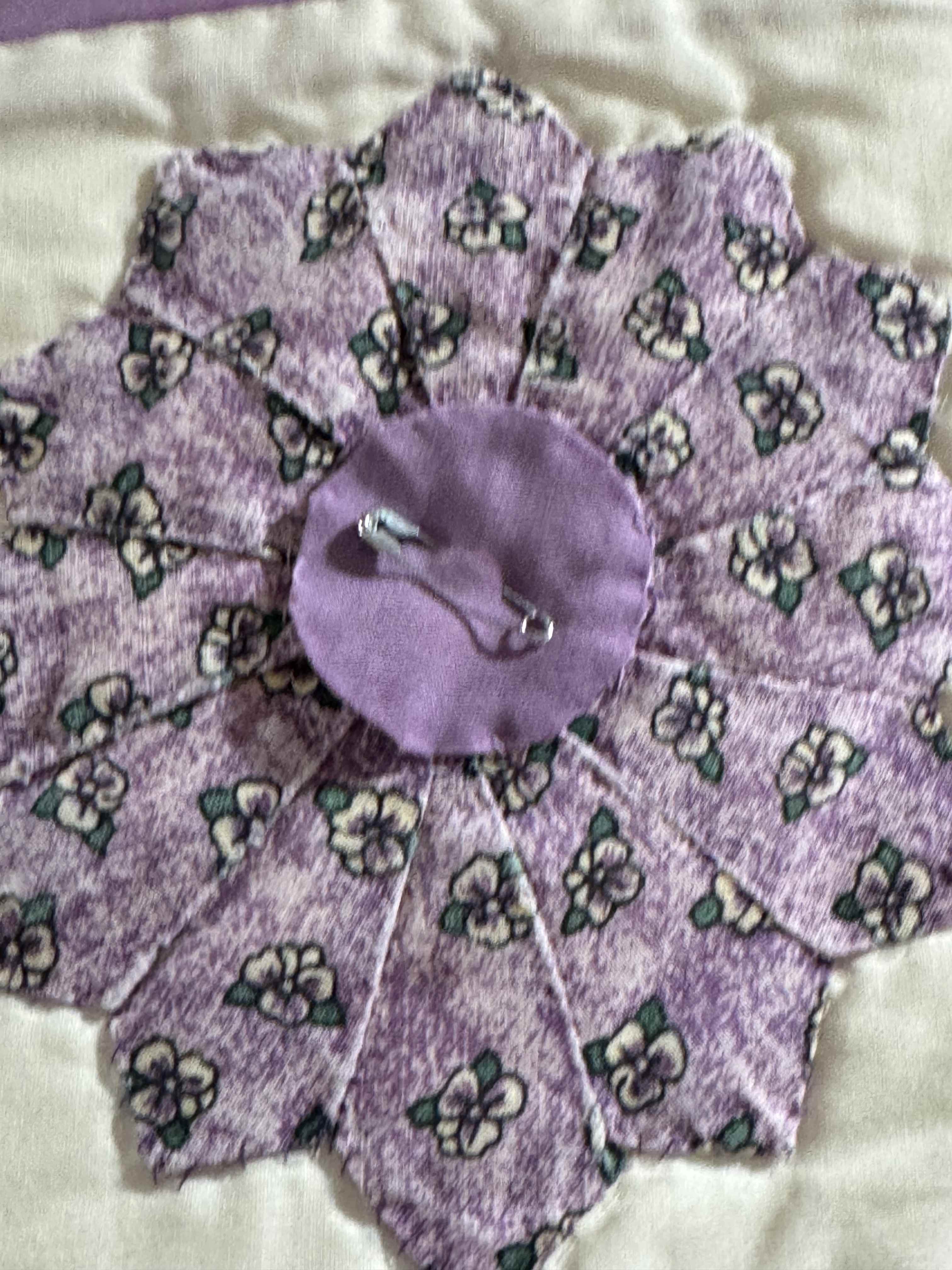 Vintage 12 Point Dresden Plate Quilt