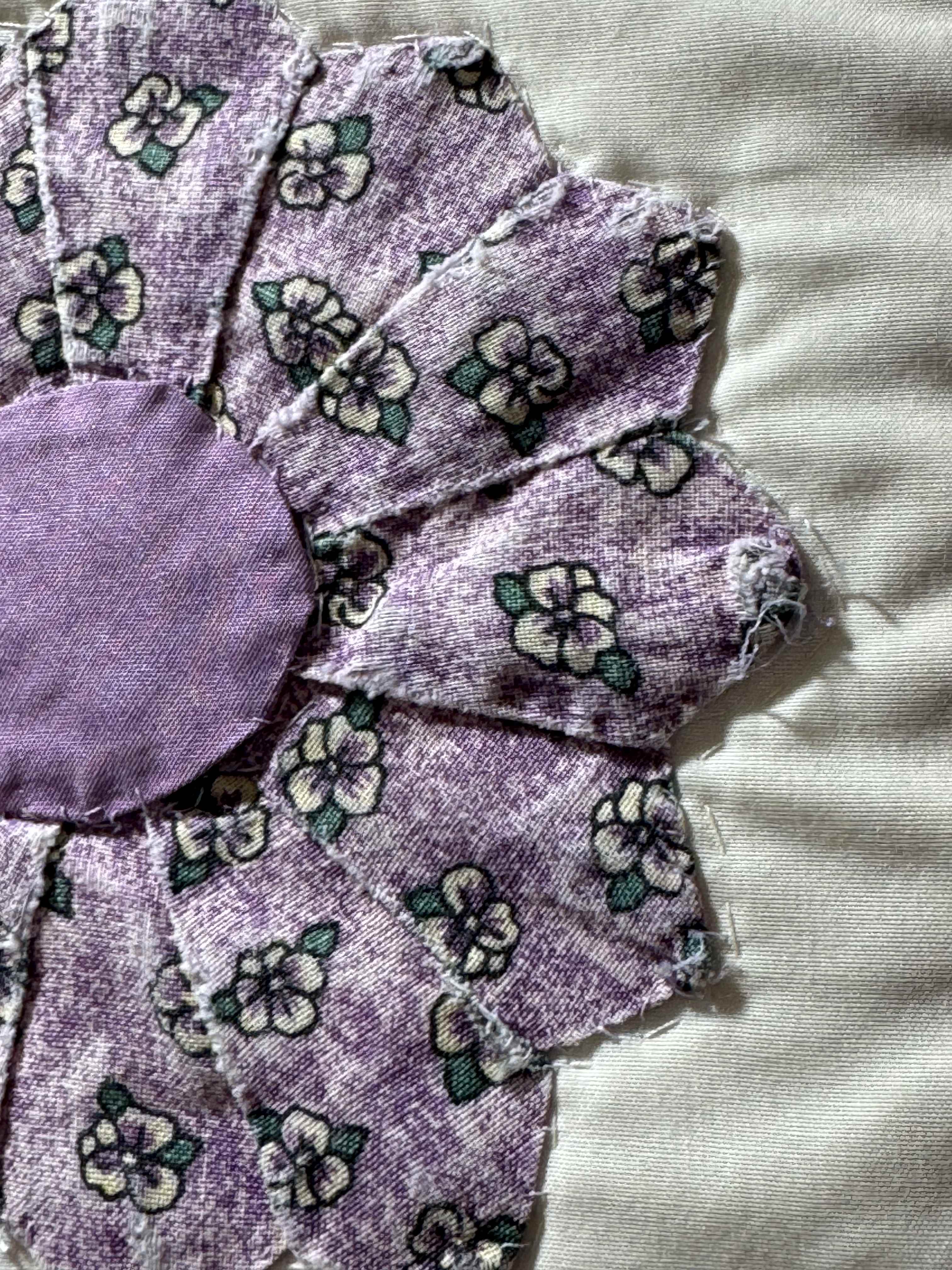 Vintage 12 Point Dresden Plate Quilt