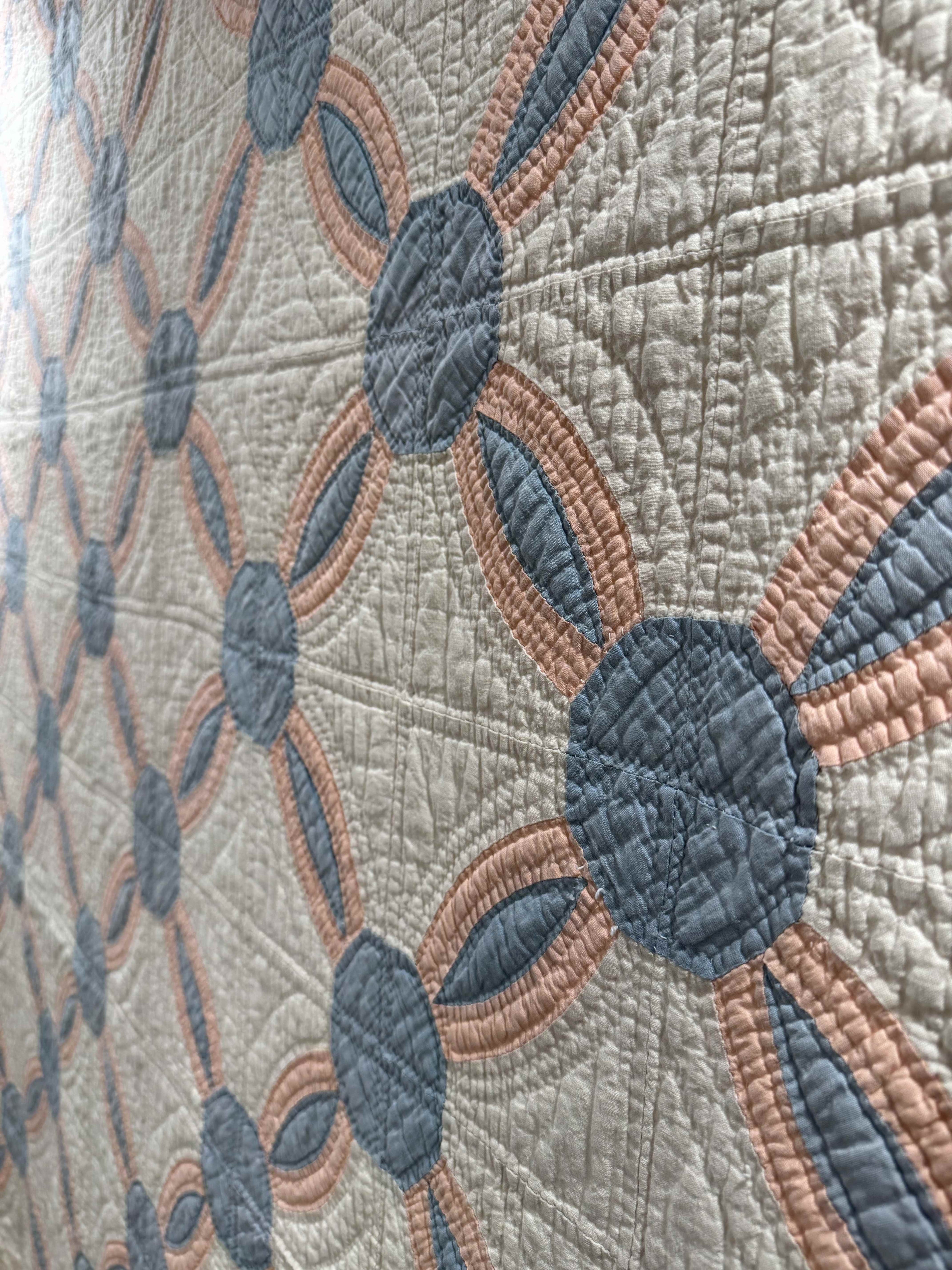 Vintage Job's Tears Quilt