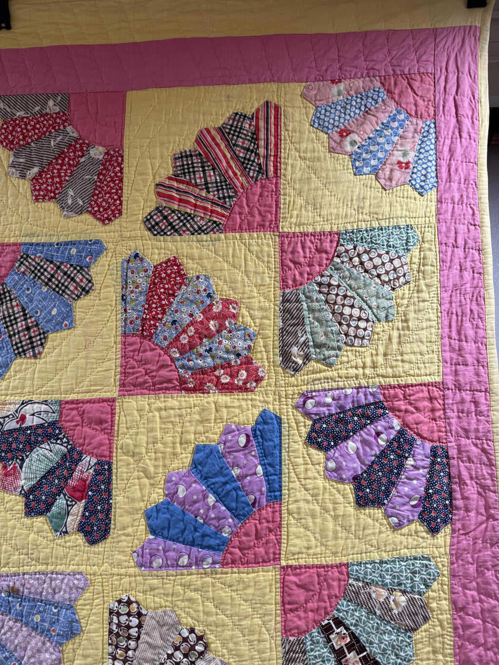Vintage Grandmother's Fan QUilt