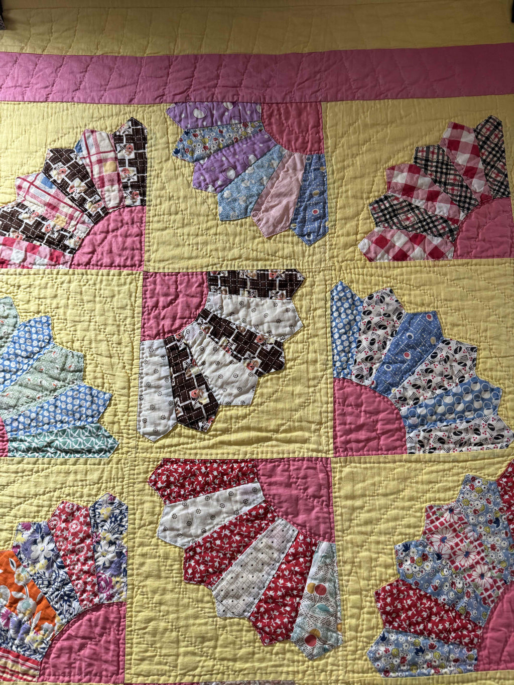 Vintage Grandmother's Fan QUilt