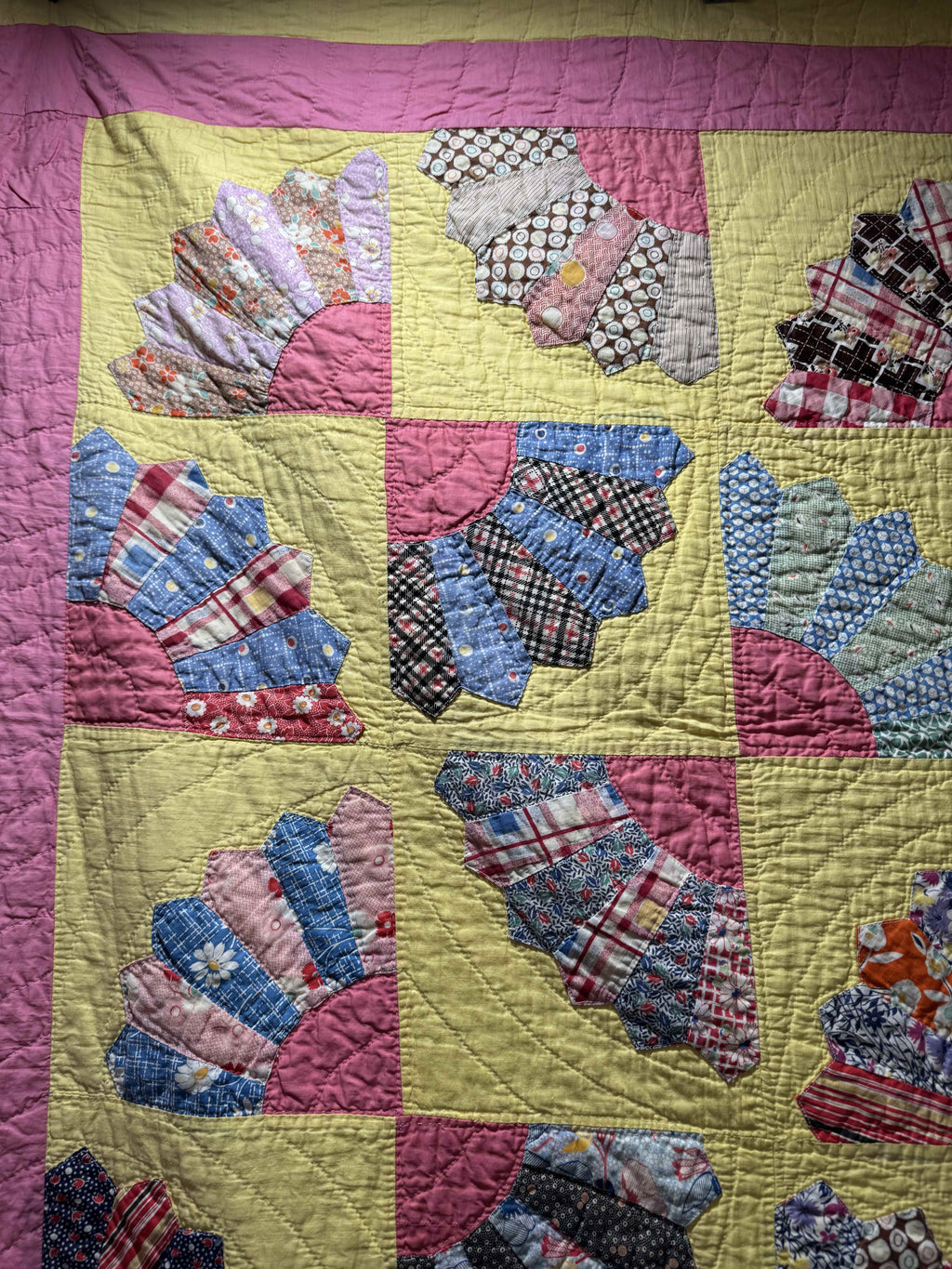 Vintage Grandmother's Fan QUilt