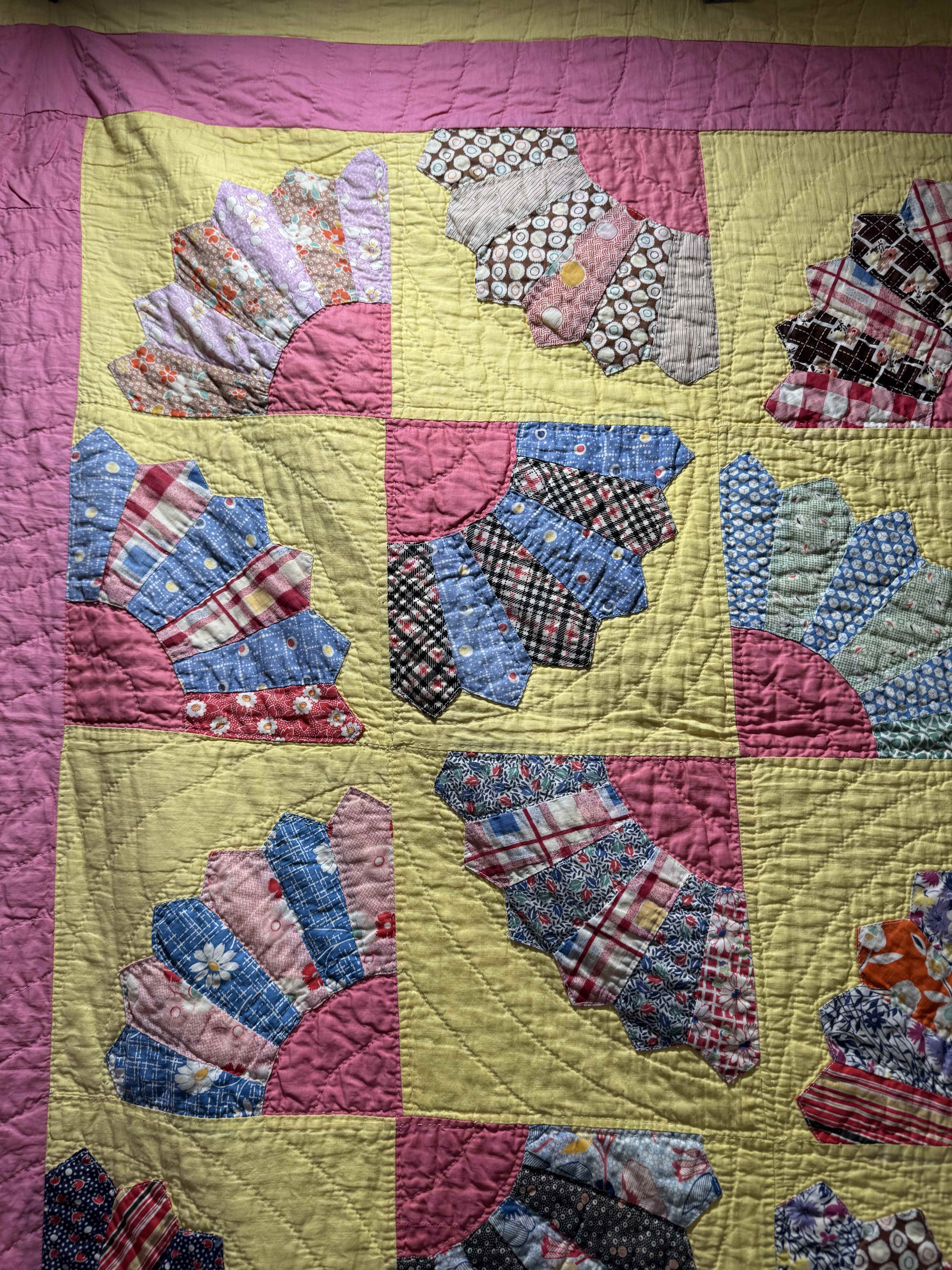Vintage Grandmother's Fan QUilt