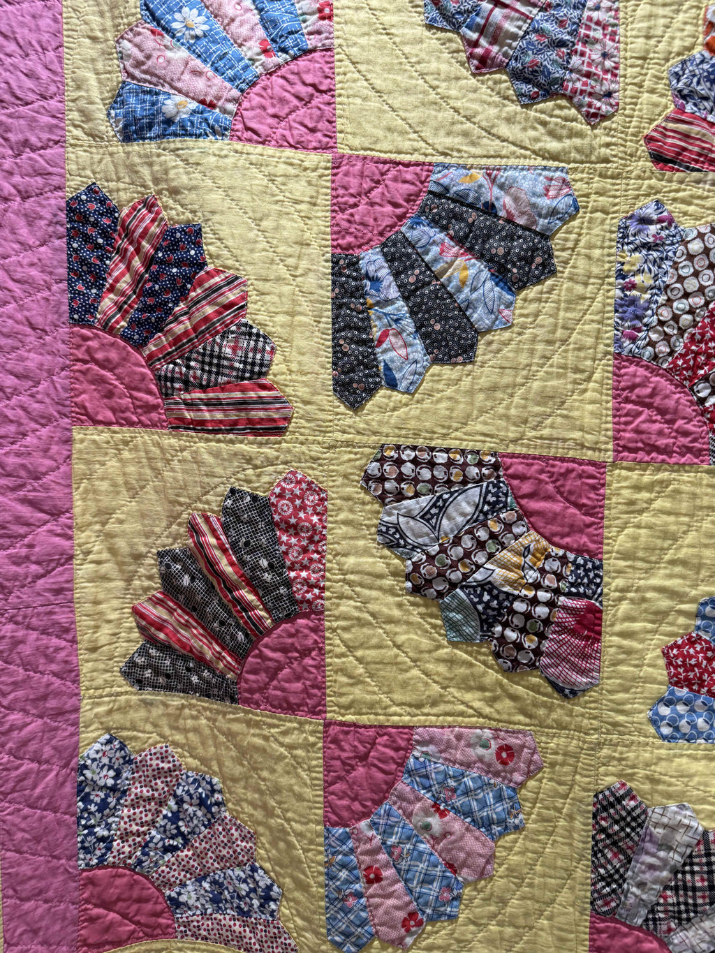Vintage Grandmother's Fan QUilt