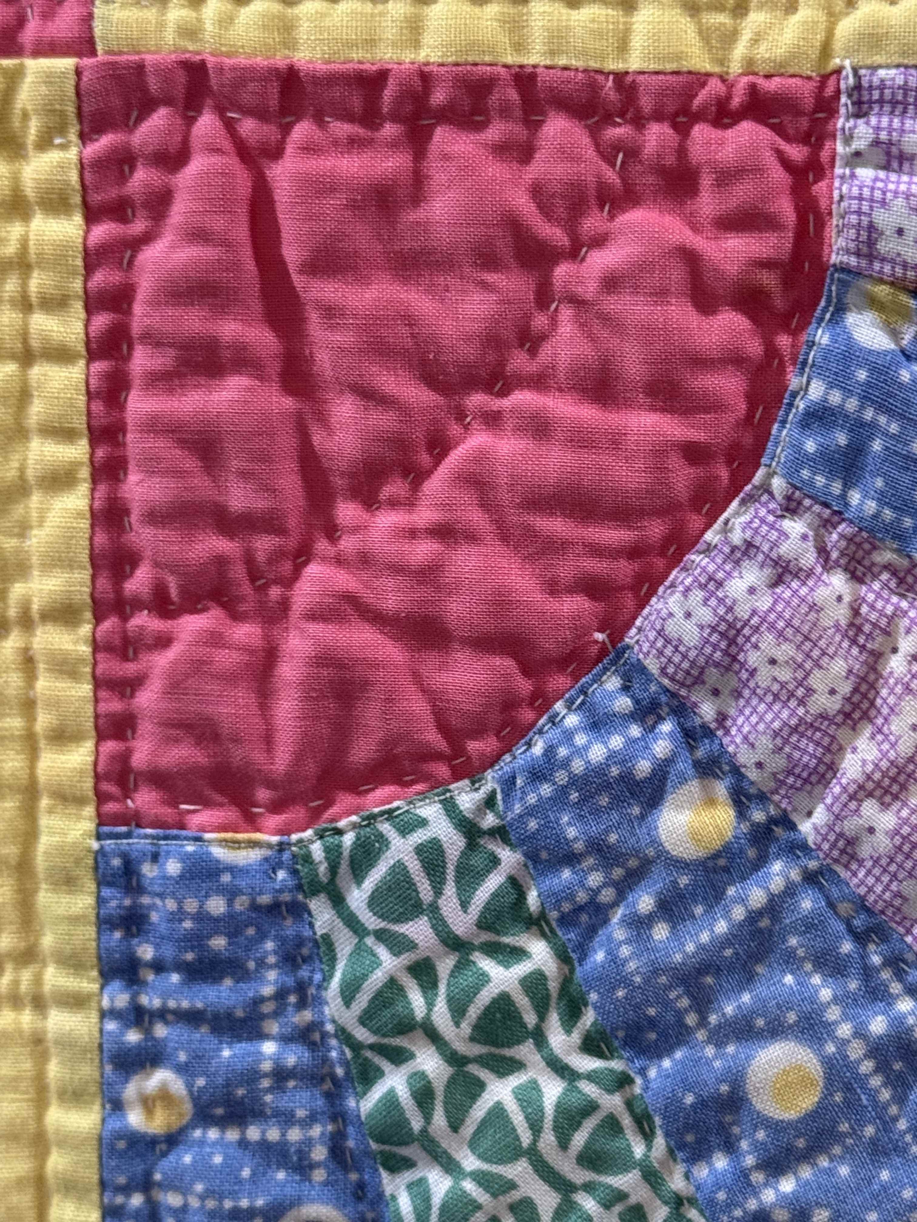 Vintage Grandmother's Fan QUilt