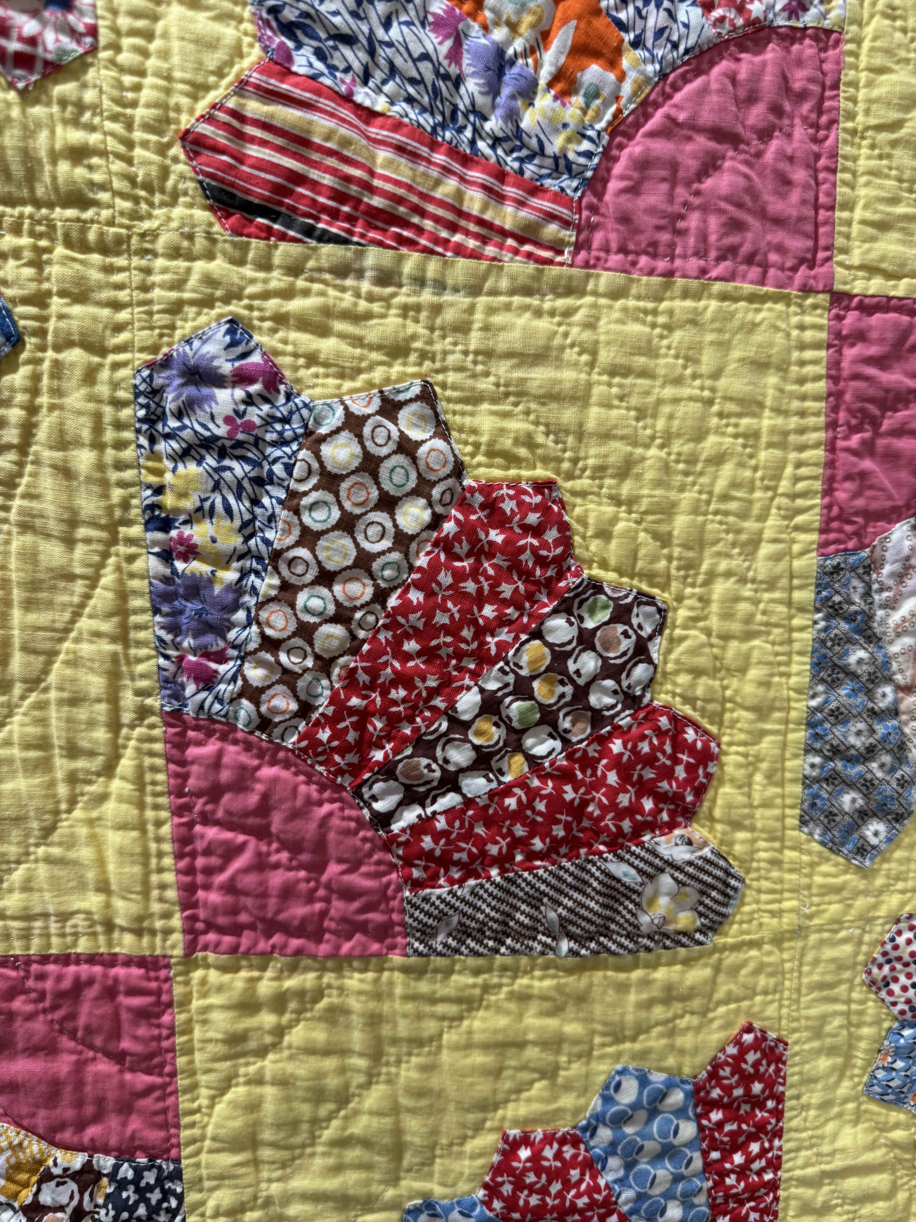 Vintage Grandmother's Fan QUilt