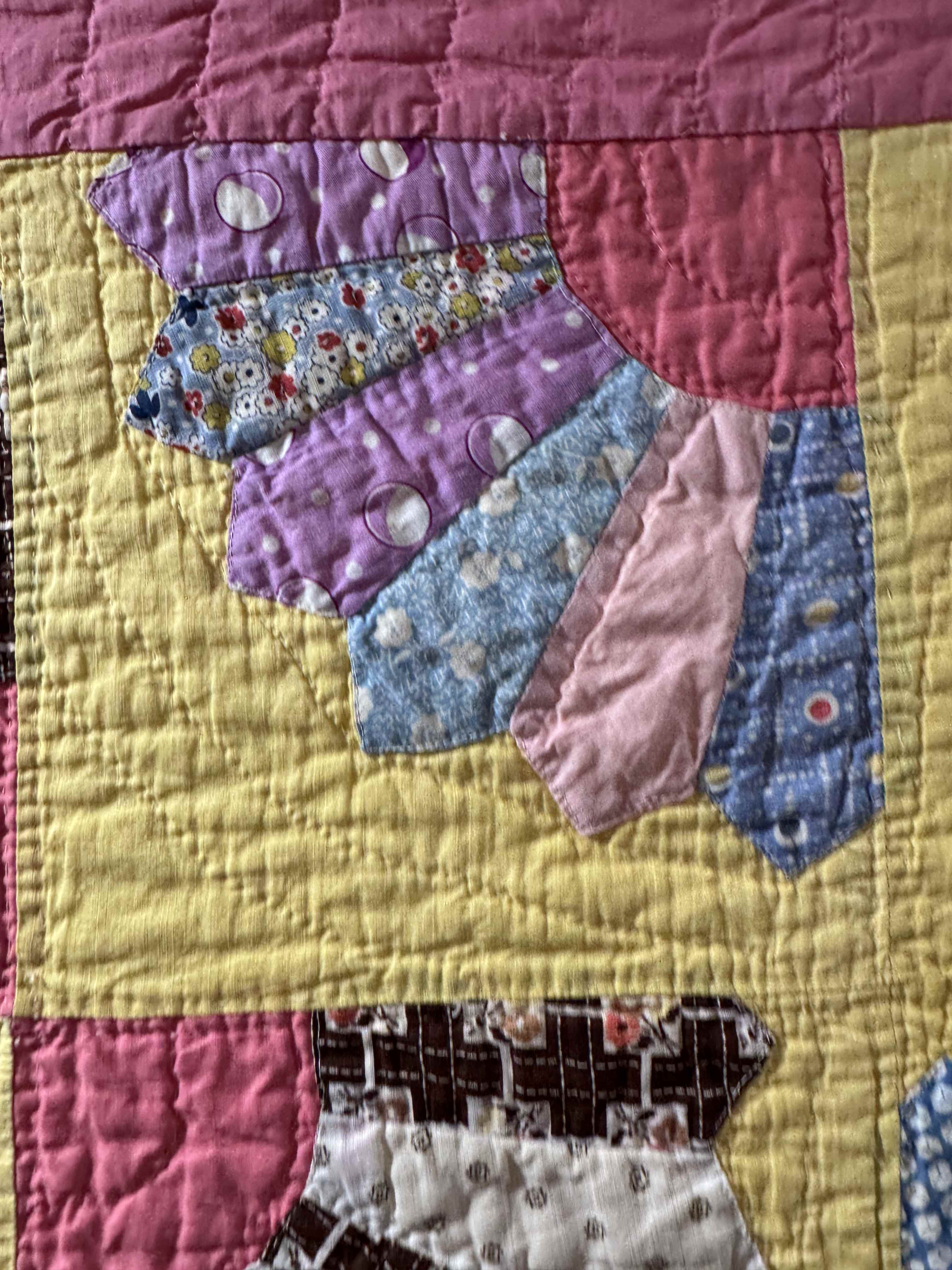 Vintage Grandmother's Fan QUilt