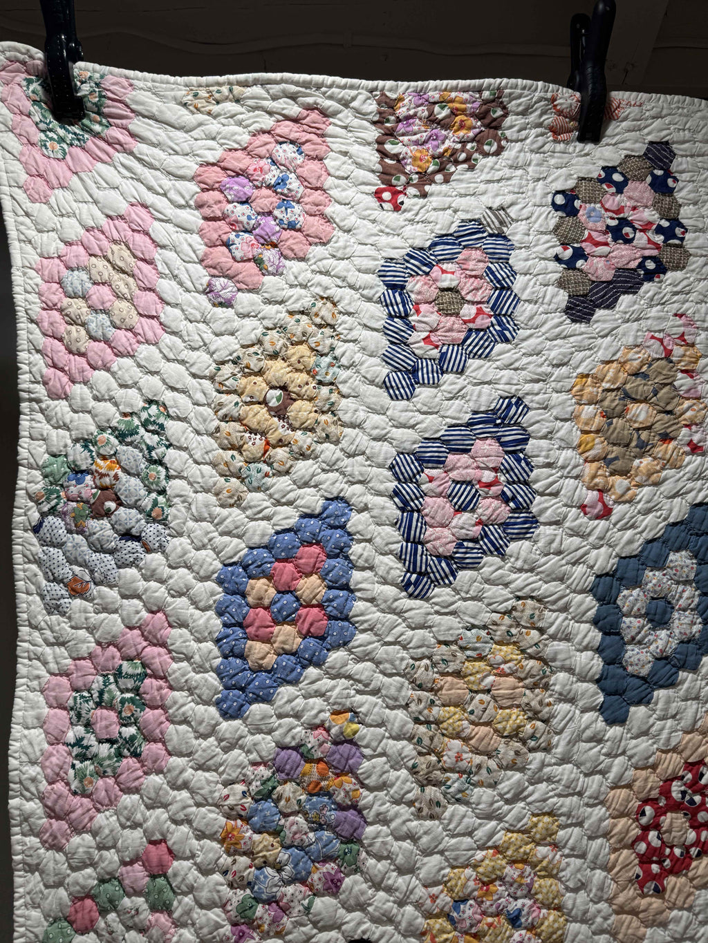 Vintage Martha Washington's Flower Garden Quilt