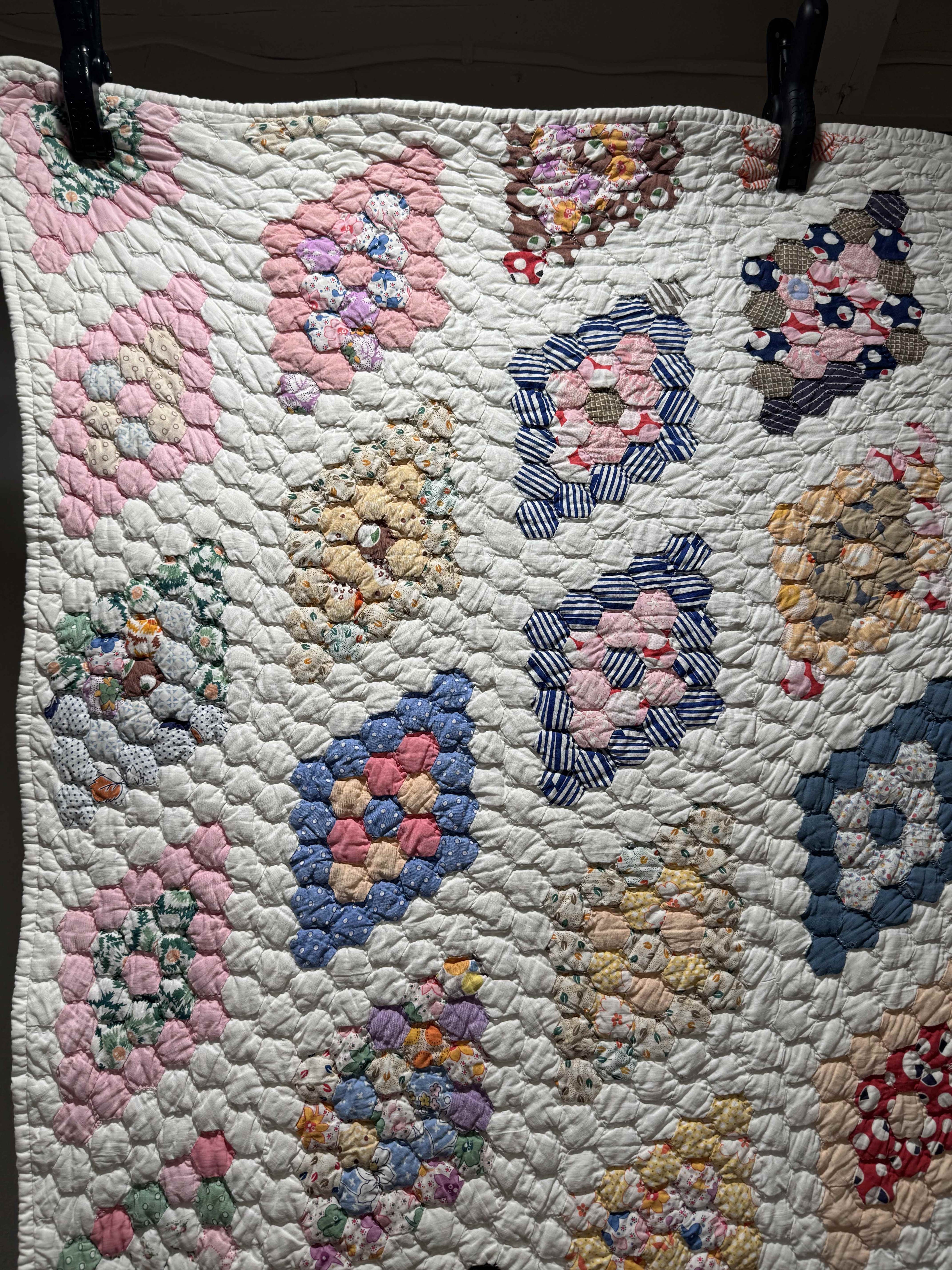 Vintage Martha Washington's Flower Garden Quilt