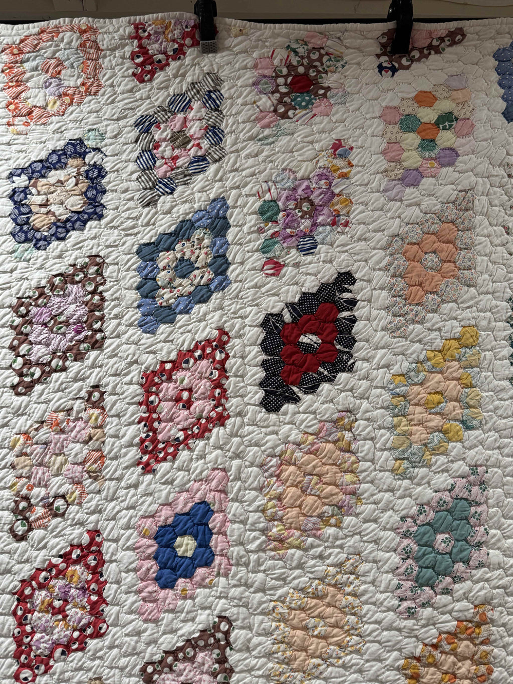 Vintage Martha Washington's Flower Garden Quilt