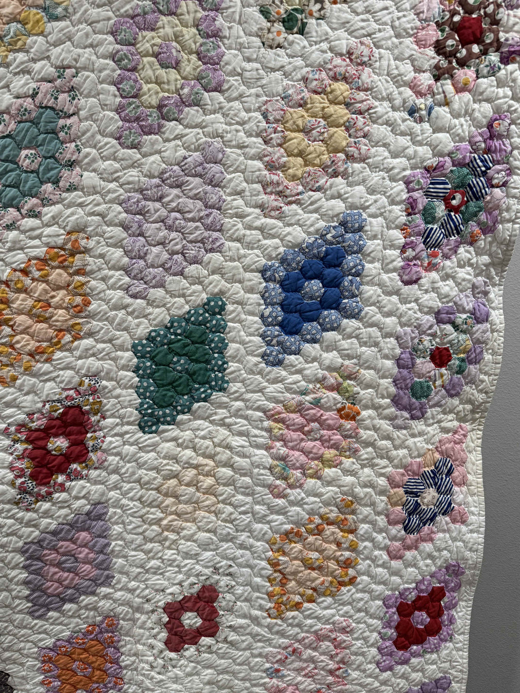 Vintage Martha Washington's Flower Garden Quilt