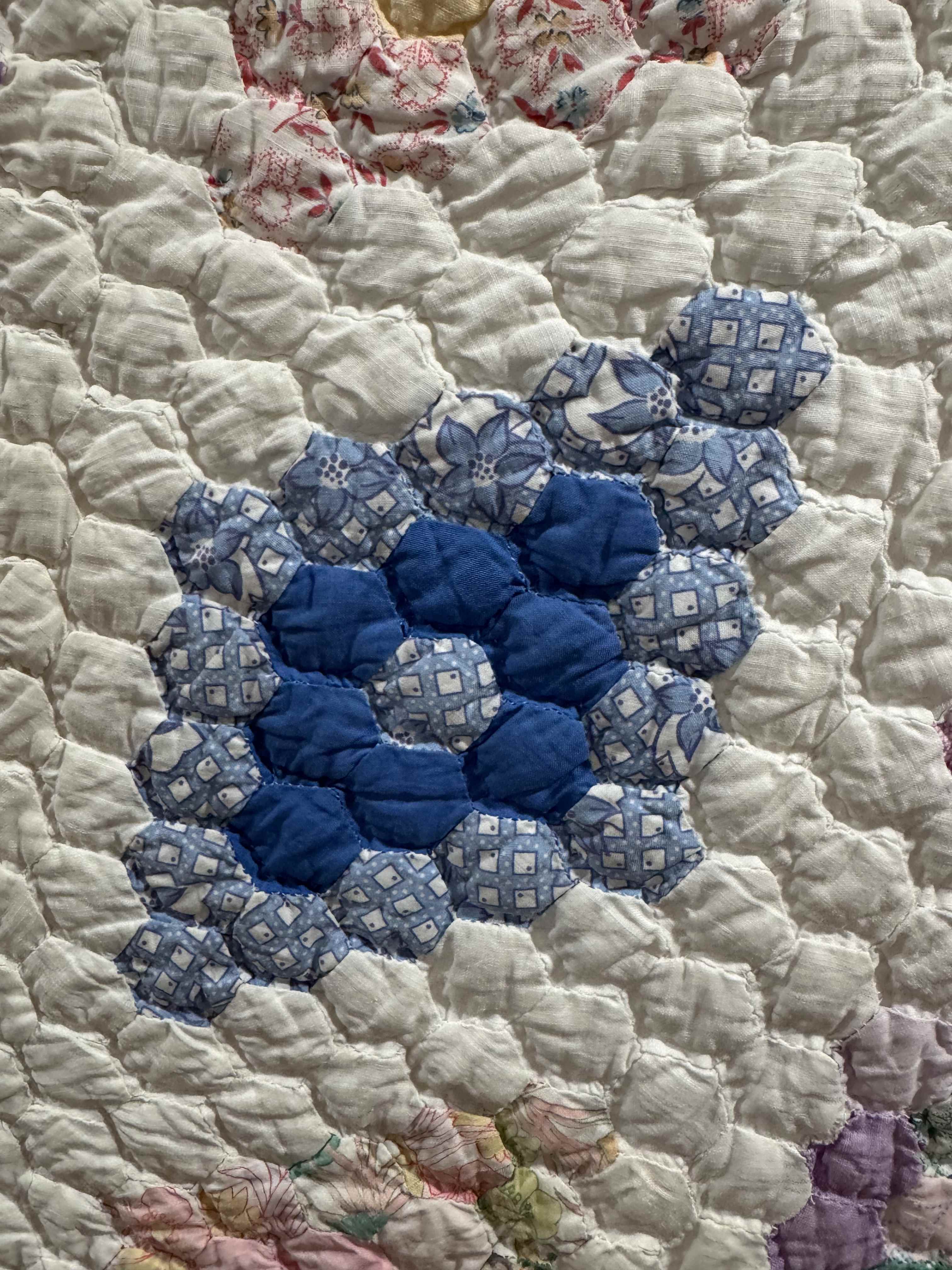 Vintage Martha Washington's Flower Garden Quilt
