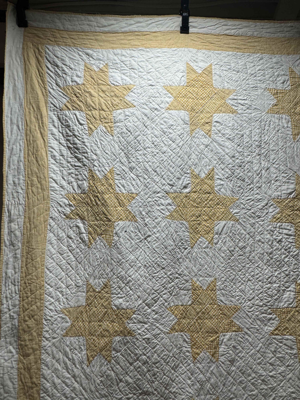 ** SOLD Vintage Quilt Sawtooth Square SOLD**