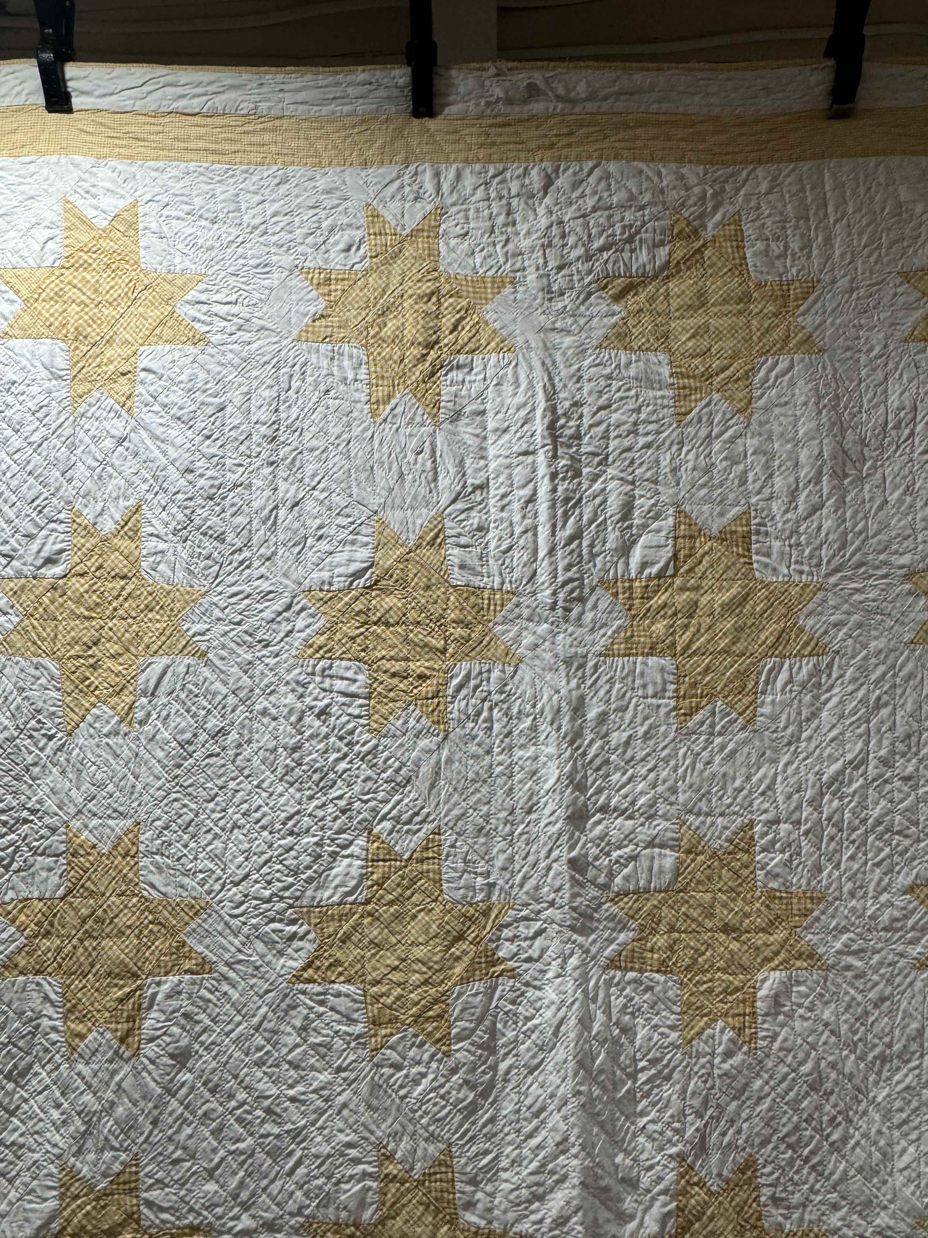 ** SOLD Vintage Quilt Sawtooth Square SOLD**