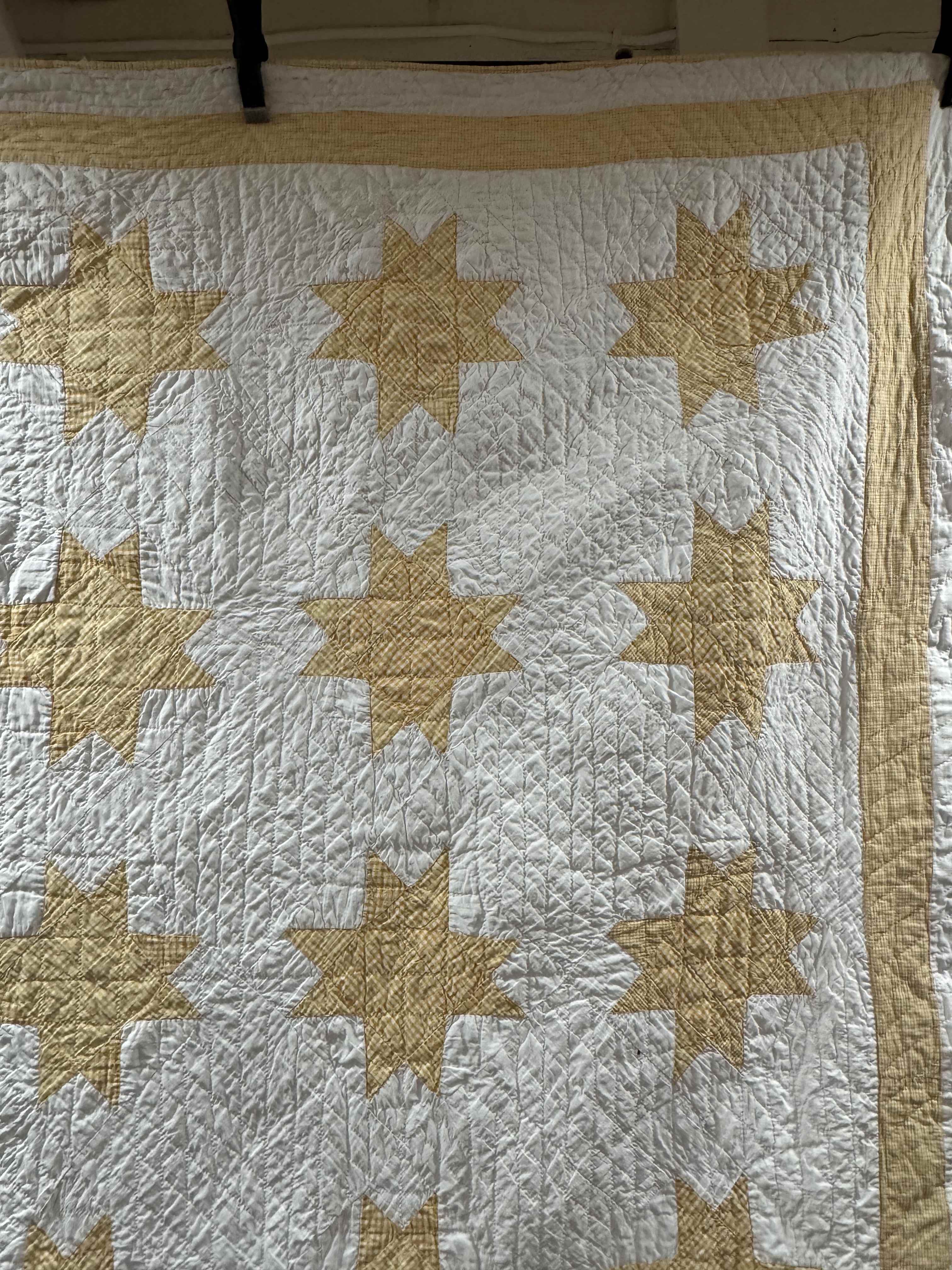 ** SOLD Vintage Quilt Sawtooth Square SOLD**