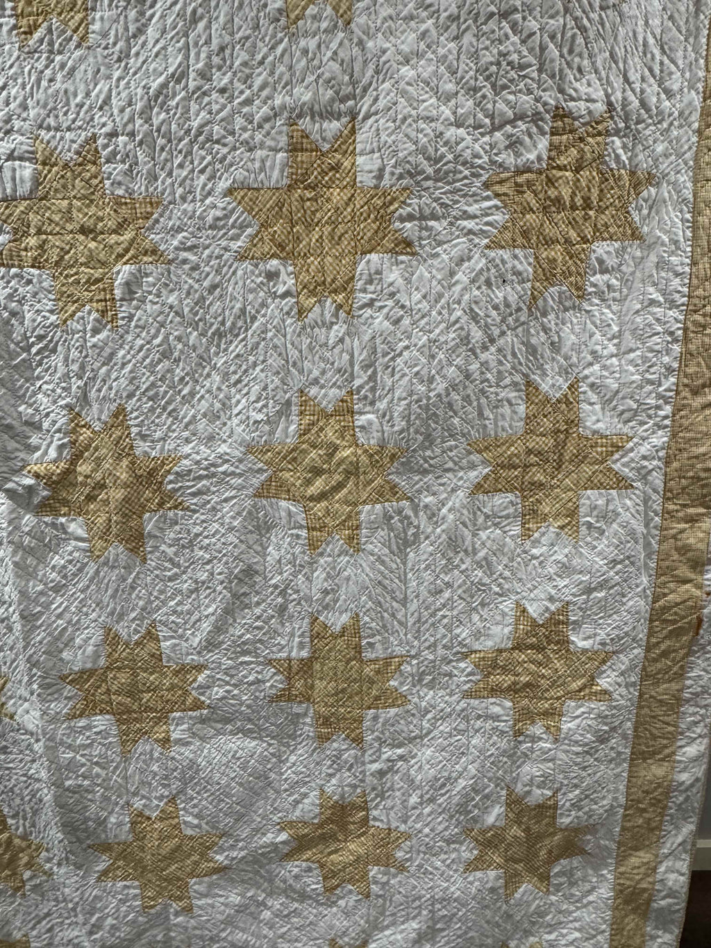** SOLD Vintage Quilt Sawtooth Square SOLD**
