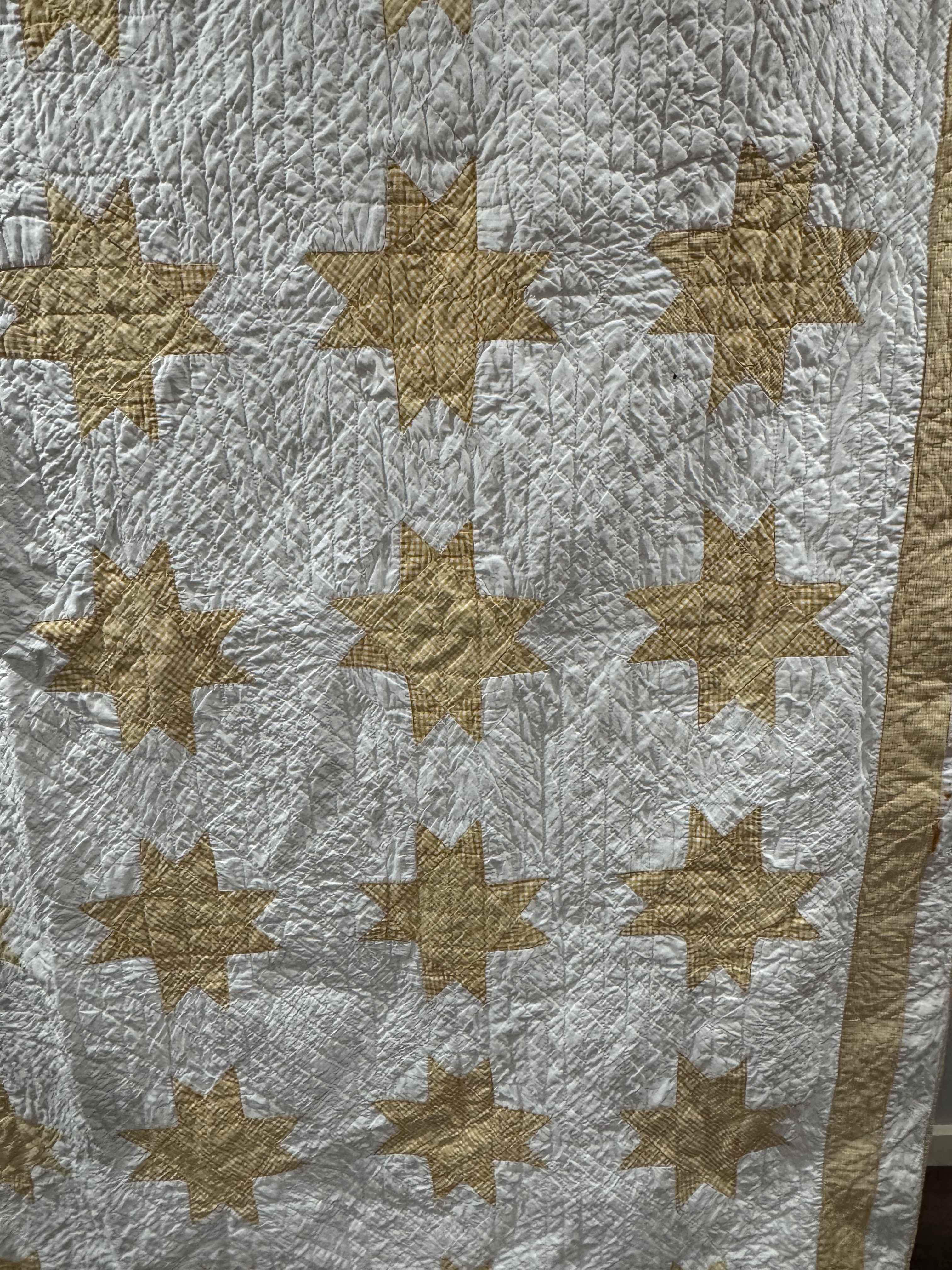 ** SOLD Vintage Quilt Sawtooth Square SOLD**