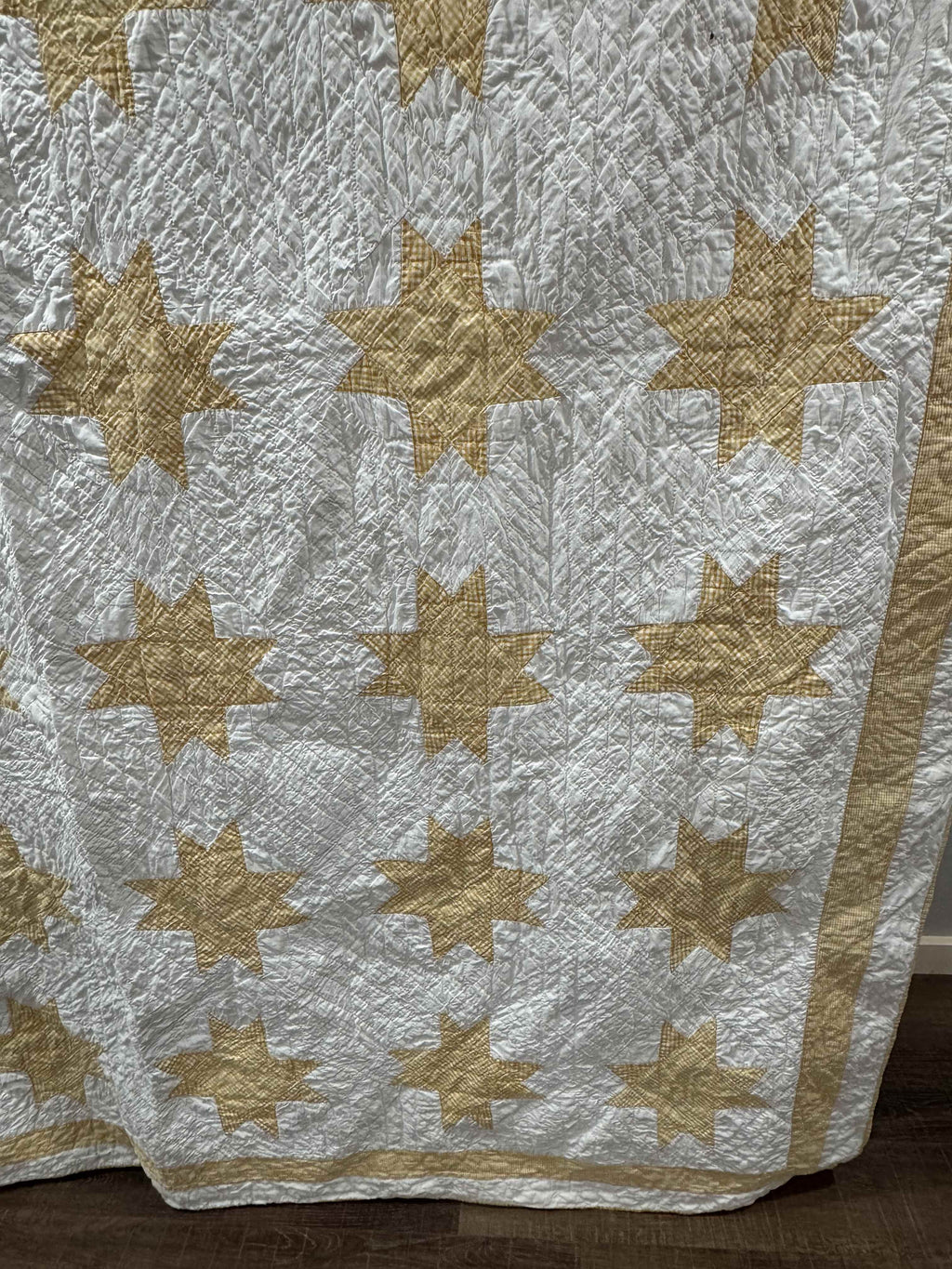 ** SOLD Vintage Quilt Sawtooth Square SOLD**