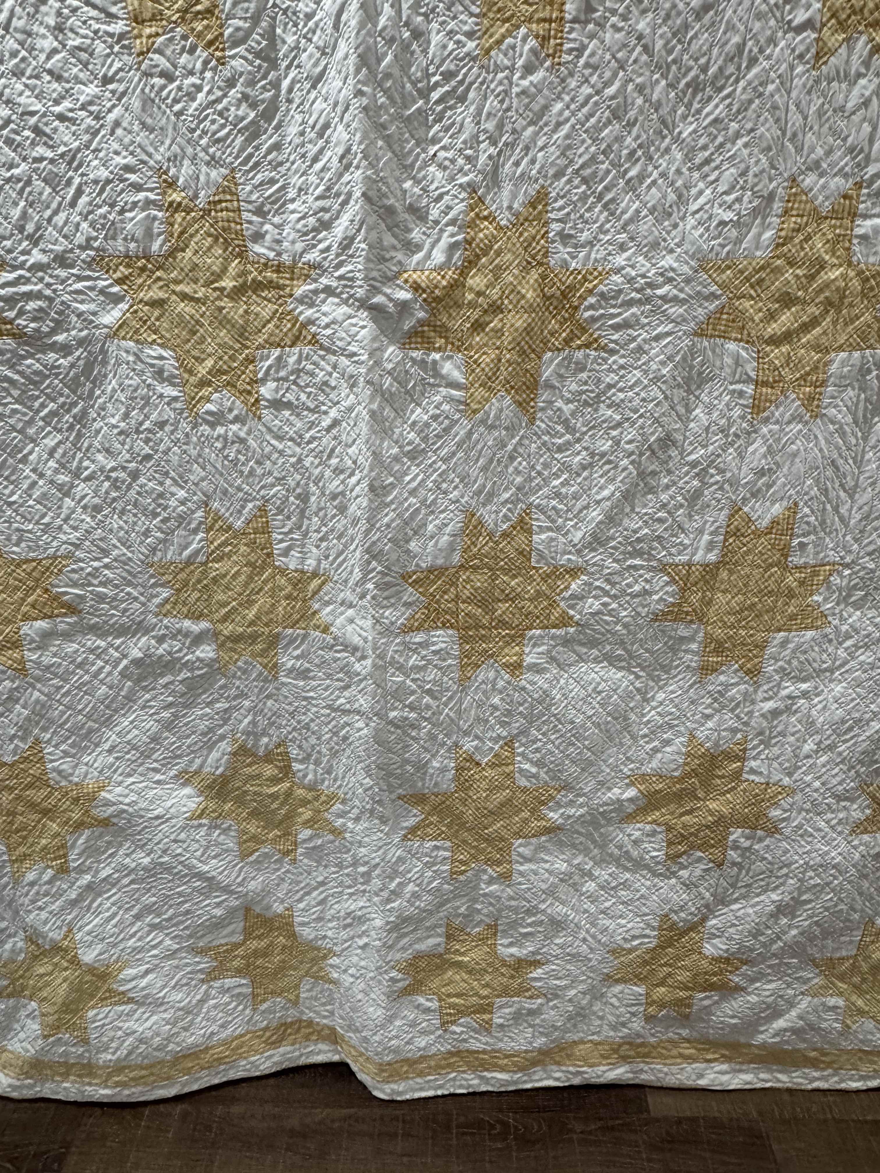 ** SOLD Vintage Quilt Sawtooth Square SOLD**