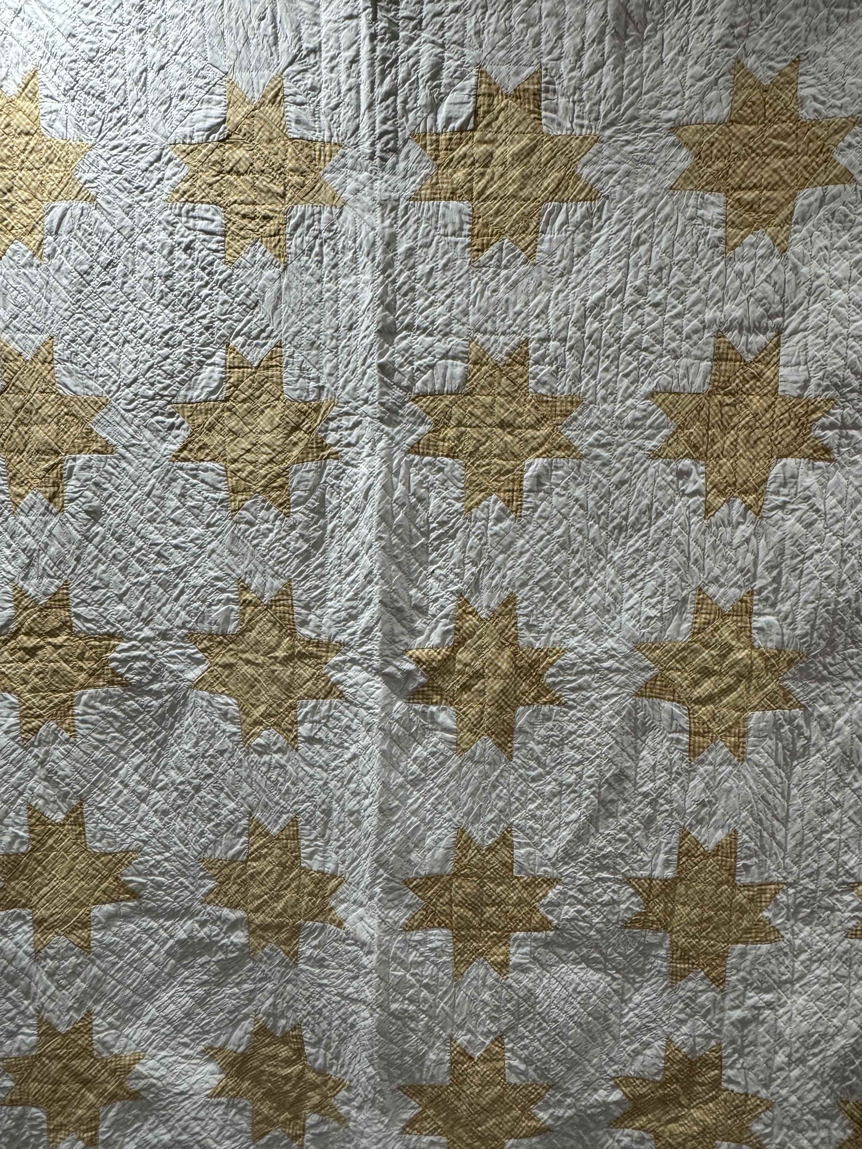 ** SOLD Vintage Quilt Sawtooth Square SOLD**
