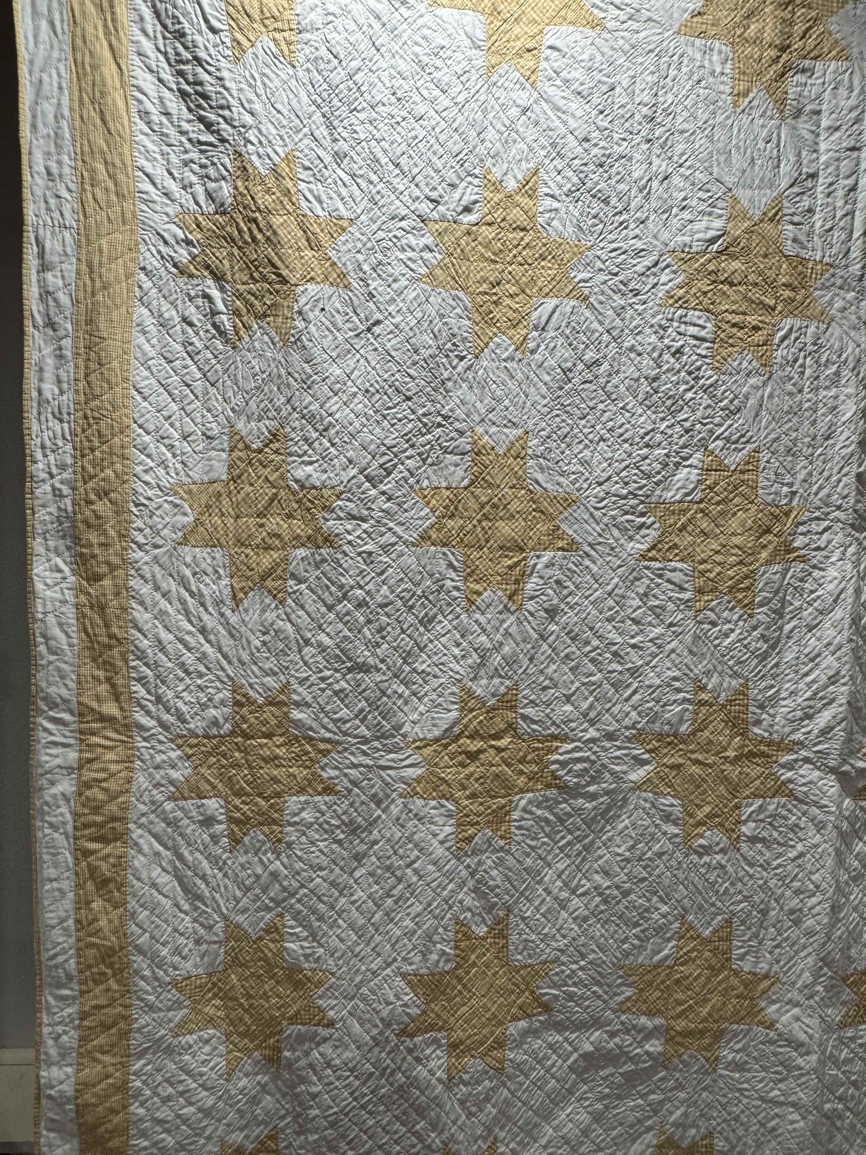 ** SOLD Vintage Quilt Sawtooth Square SOLD**