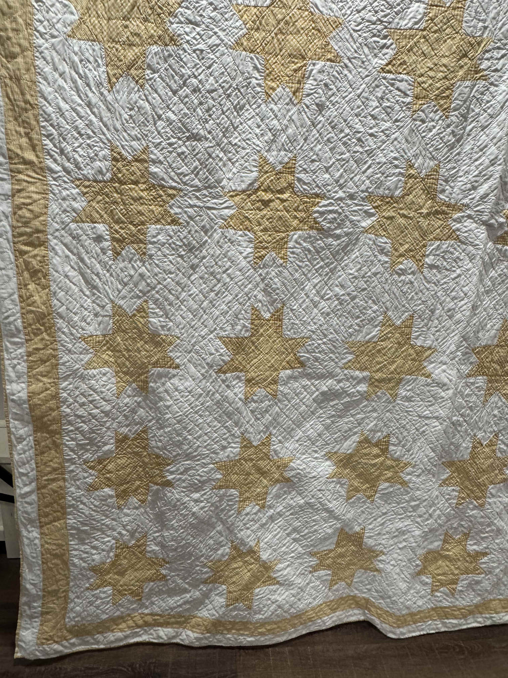 ** SOLD Vintage Quilt Sawtooth Square SOLD**