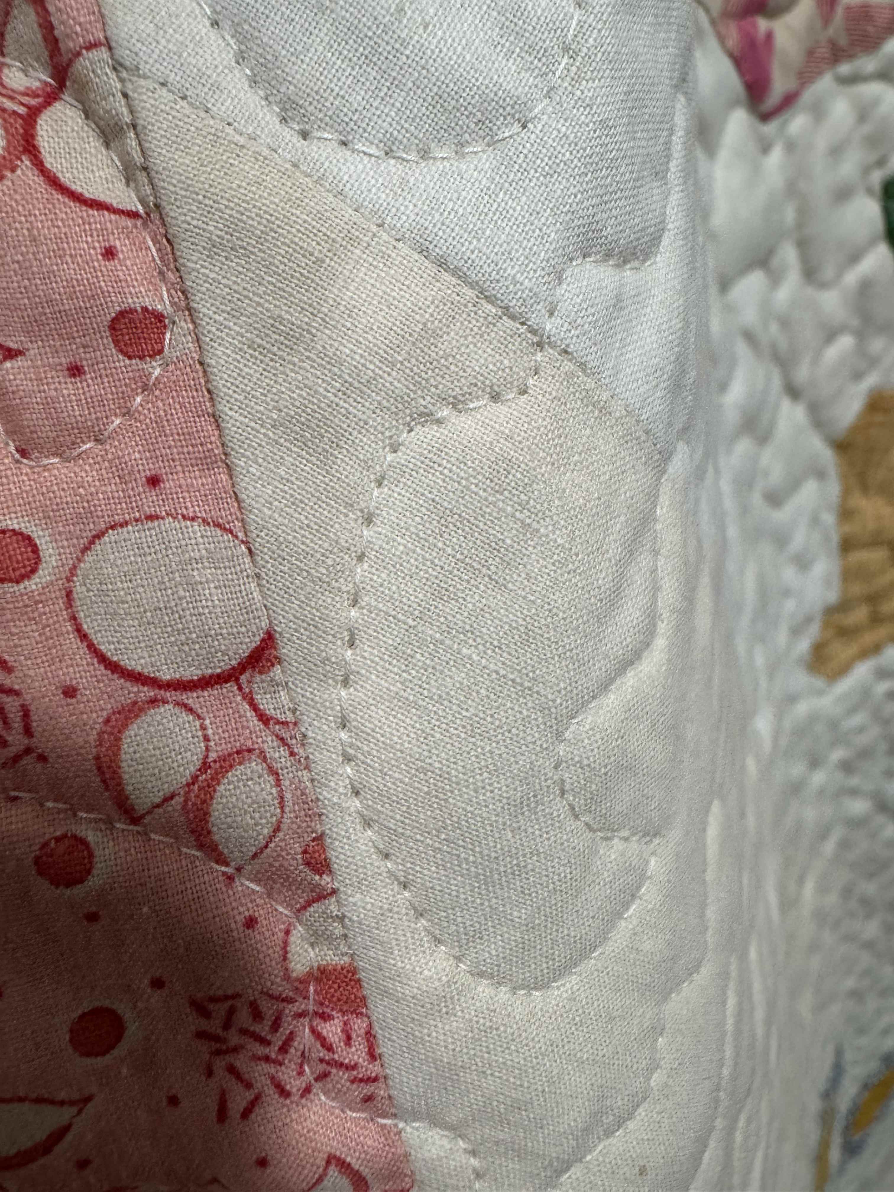 Vintage Flower Pot Garden Appliqué Quilt