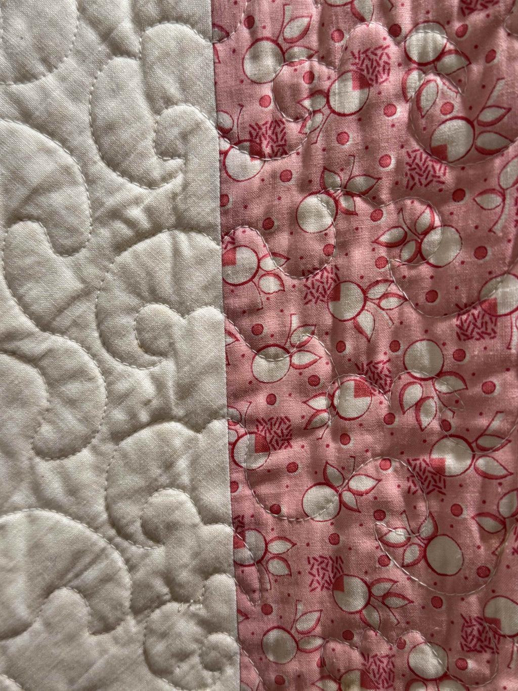 Vintage Flower Pot Garden Appliqué Quilt
