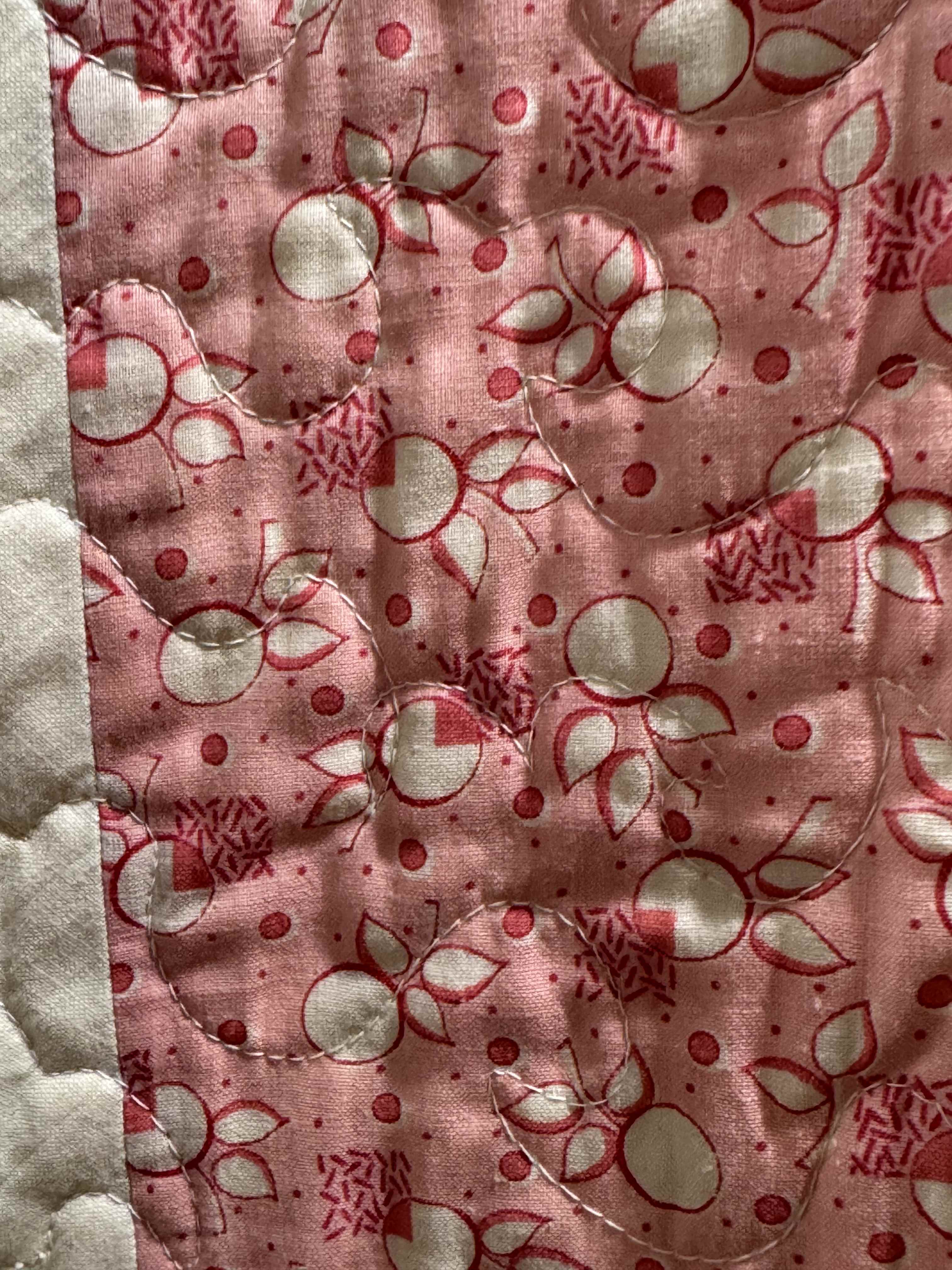 Vintage Flower Pot Garden Appliqué Quilt