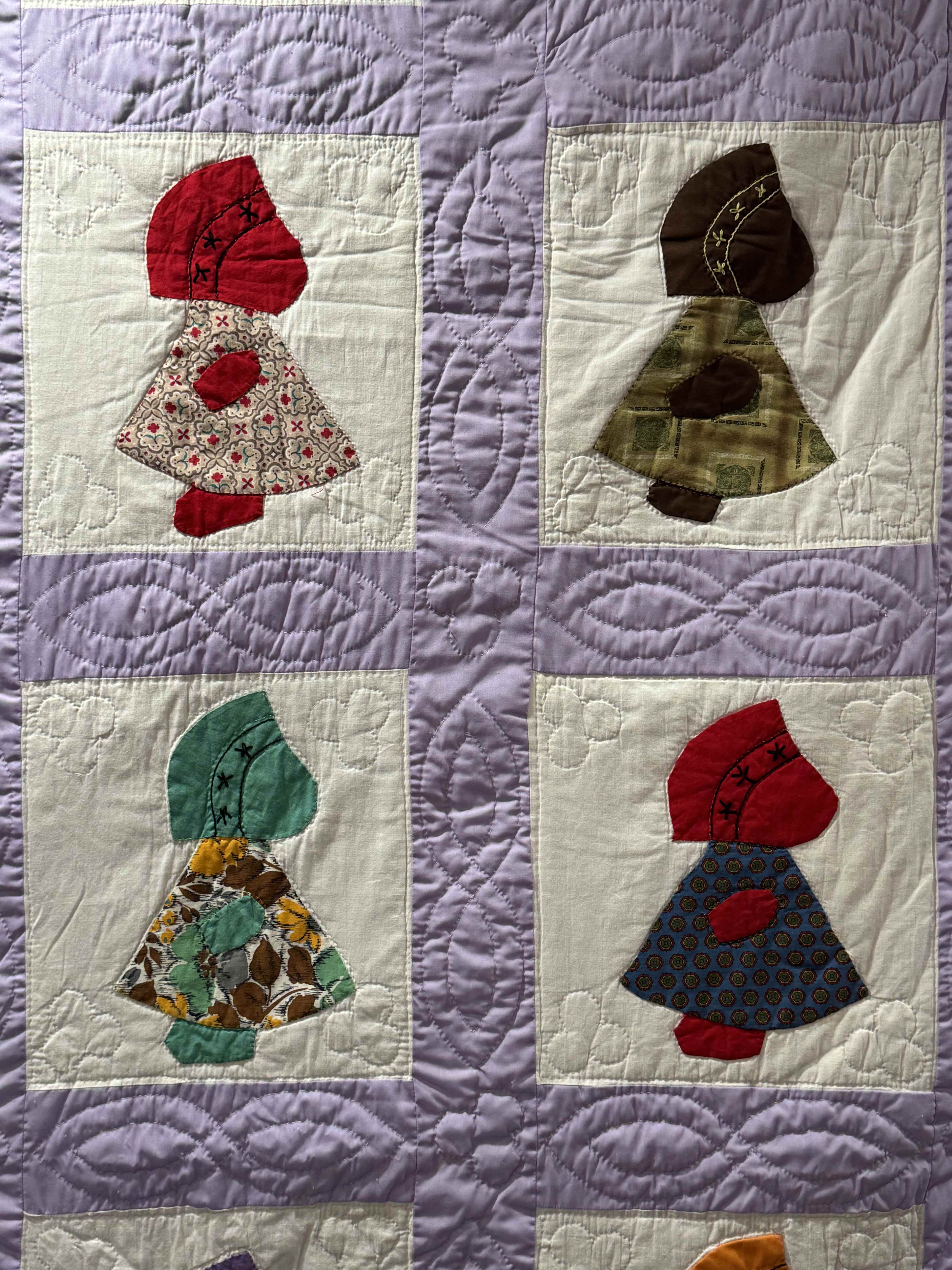 ** SOLD Vintage Sunbonnet Sue Quilt  SOLD**