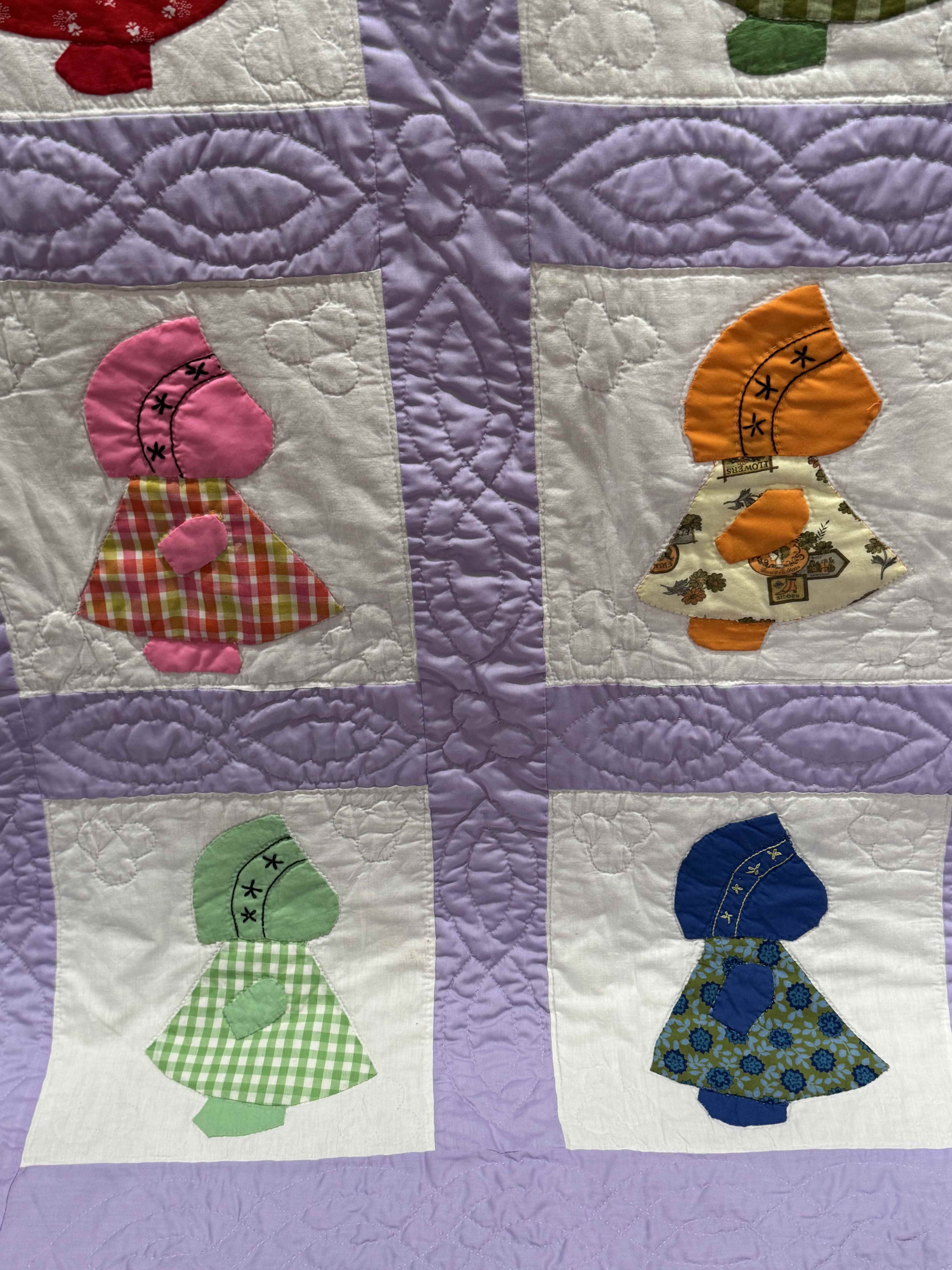 ** SOLD Vintage Sunbonnet Sue Quilt  SOLD**
