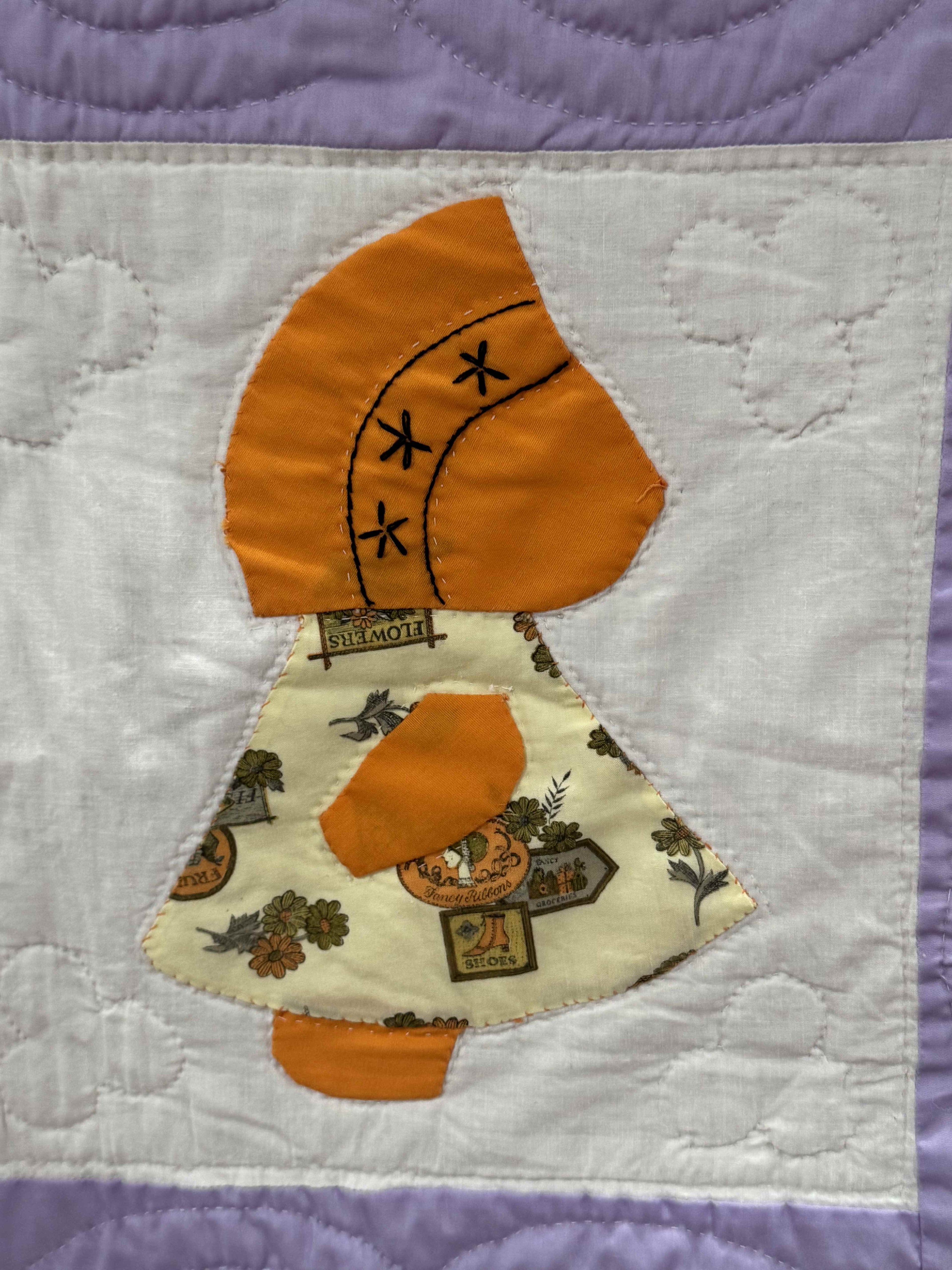 ** SOLD Vintage Sunbonnet Sue Quilt  SOLD**