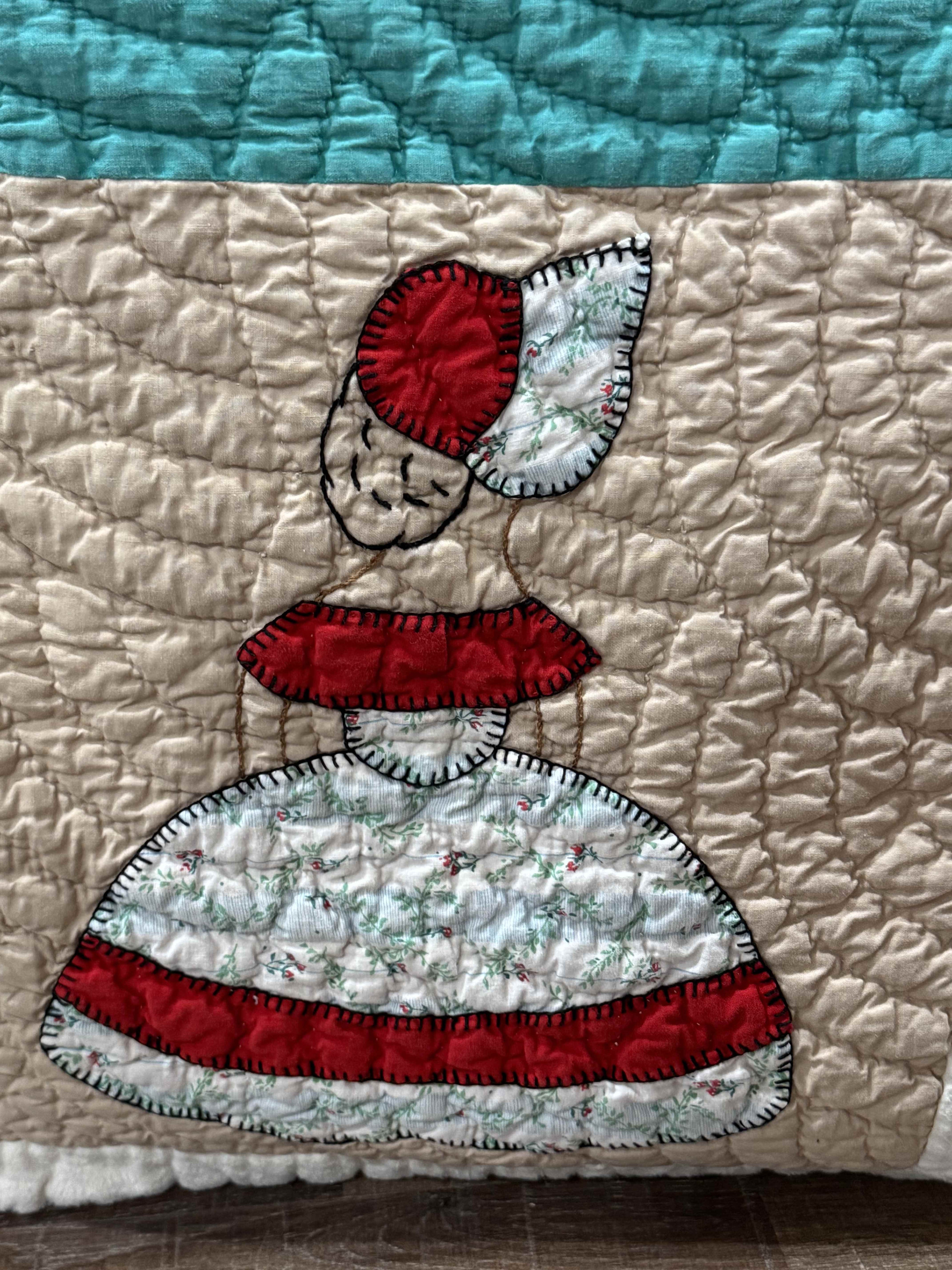 **SOLD Vintage Sunbonnet Sue Quilt SOLD**
