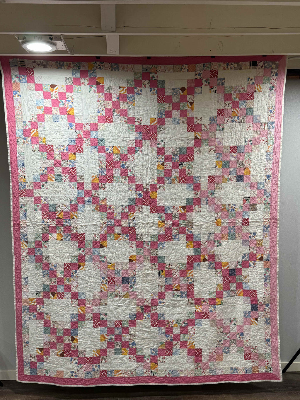 Vintage Irish Chain Quilt