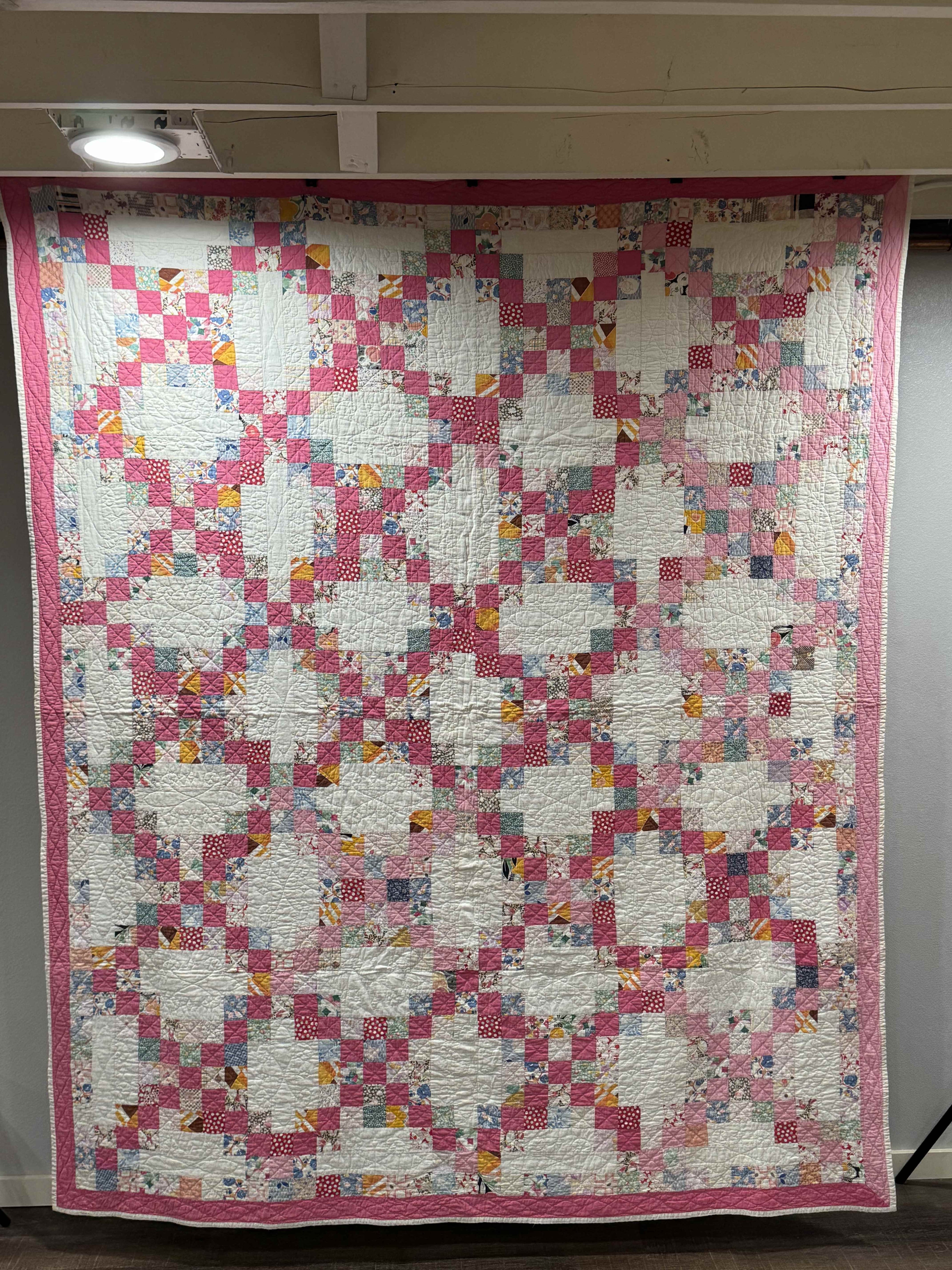 Vintage Irish Chain Quilt