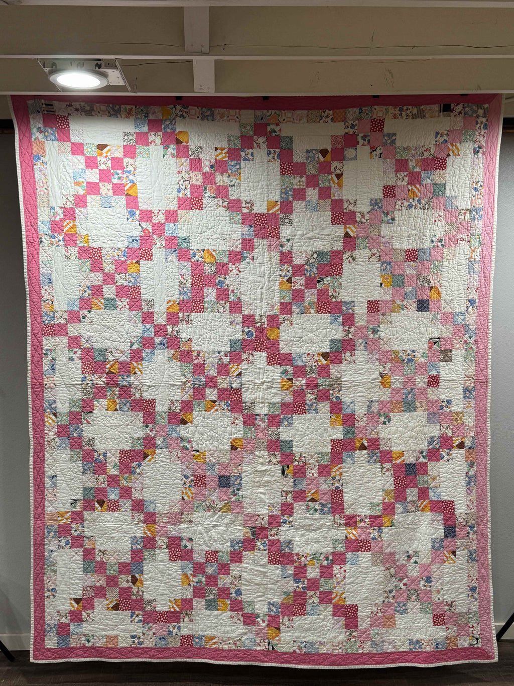 Vintage Irish Chain Quilt
