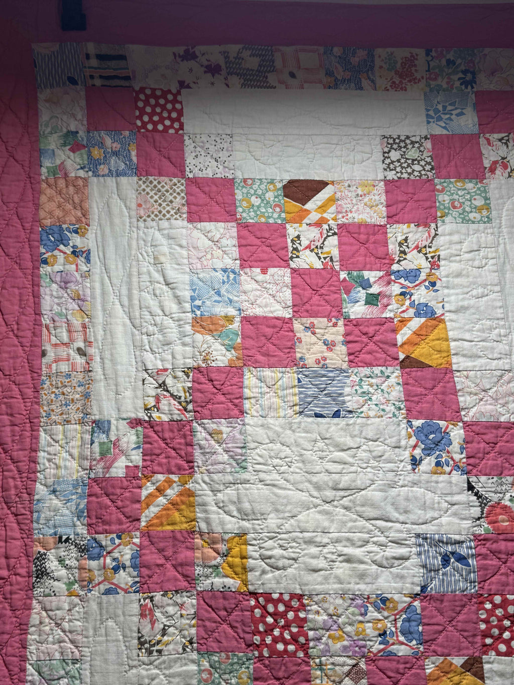 Vintage Irish Chain Quilt
