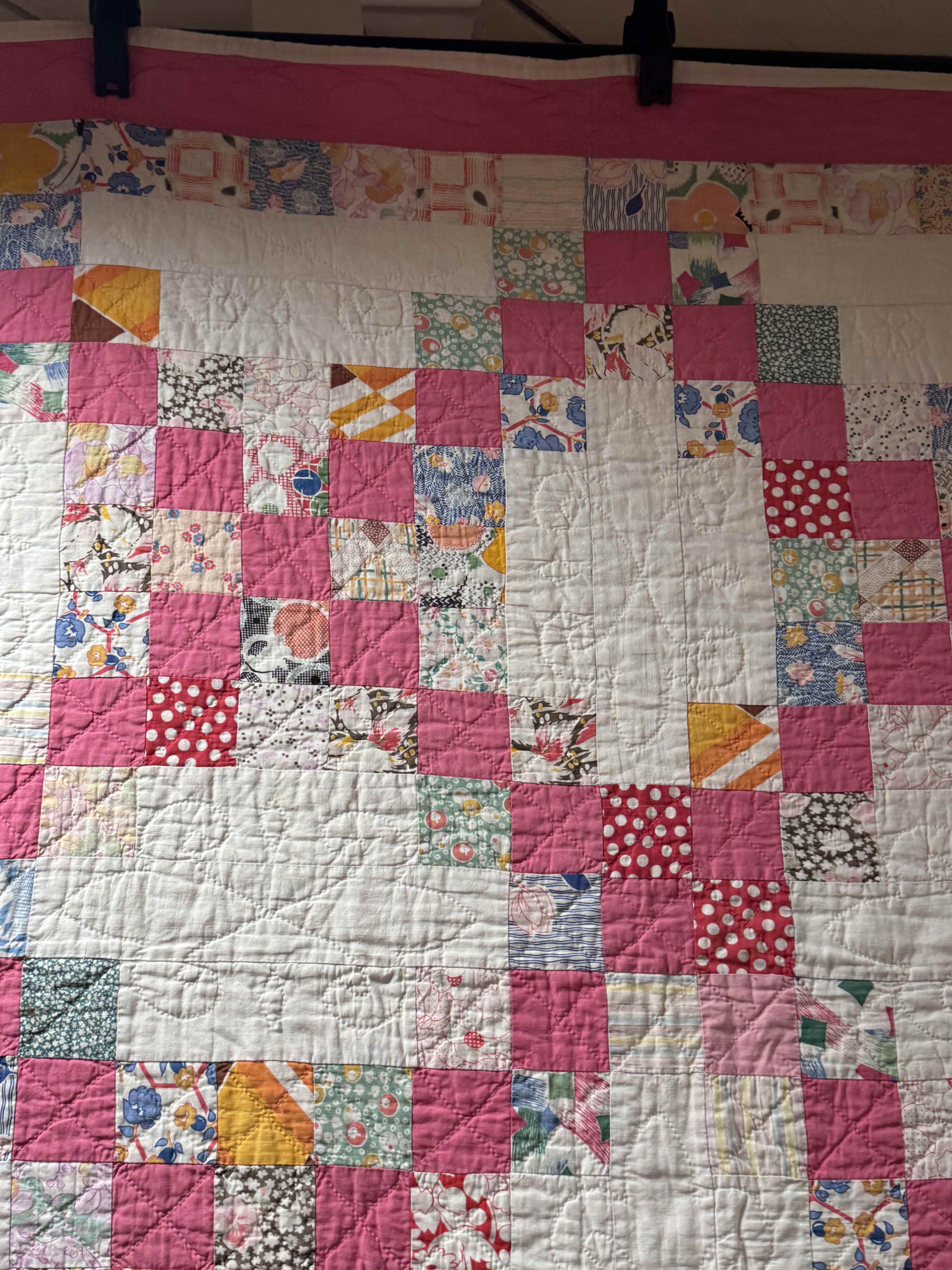 Vintage Irish Chain Quilt