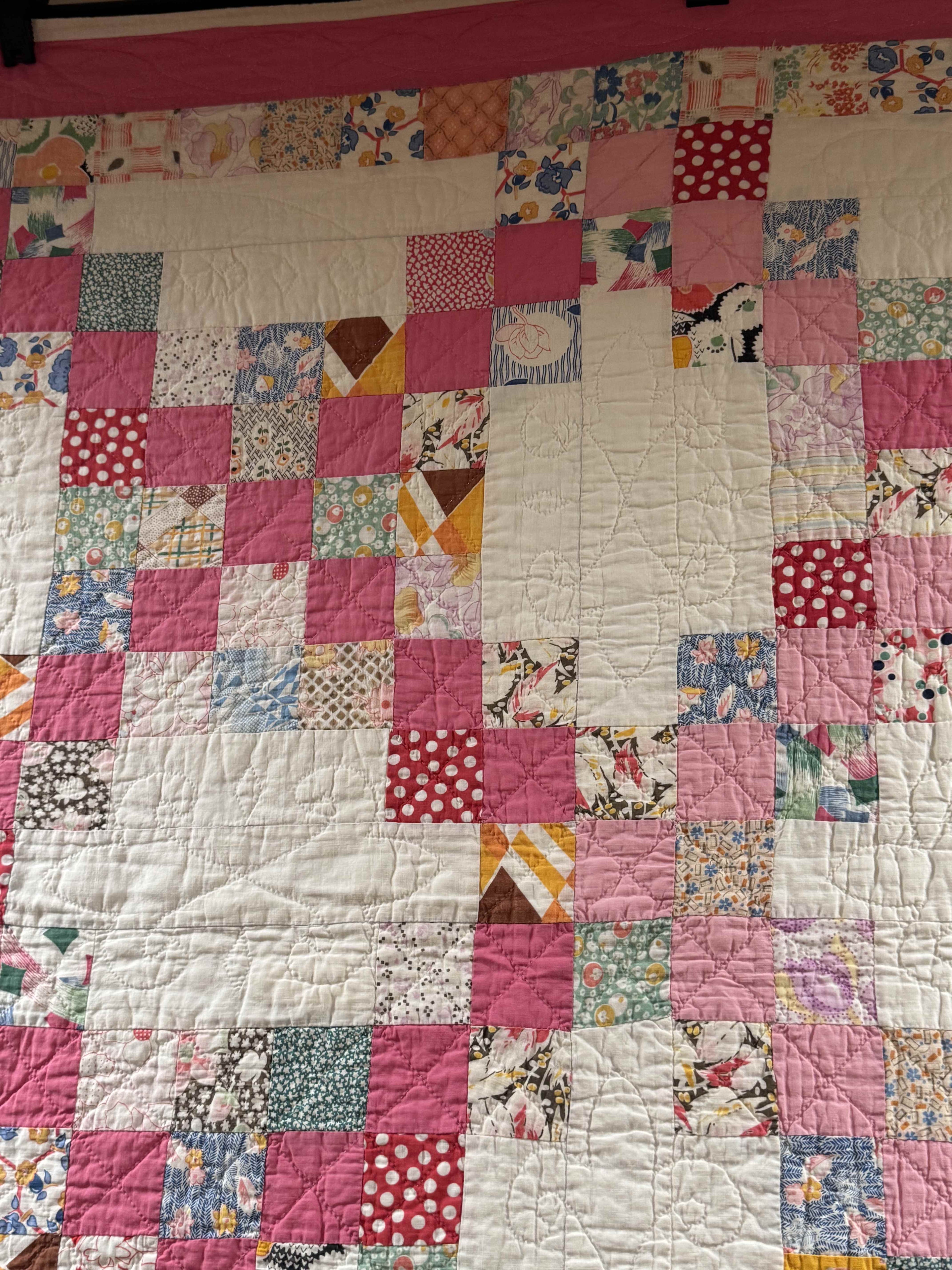 Vintage Irish Chain Quilt
