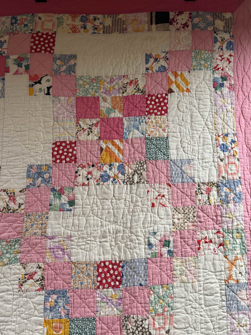 Vintage Irish Chain Quilt