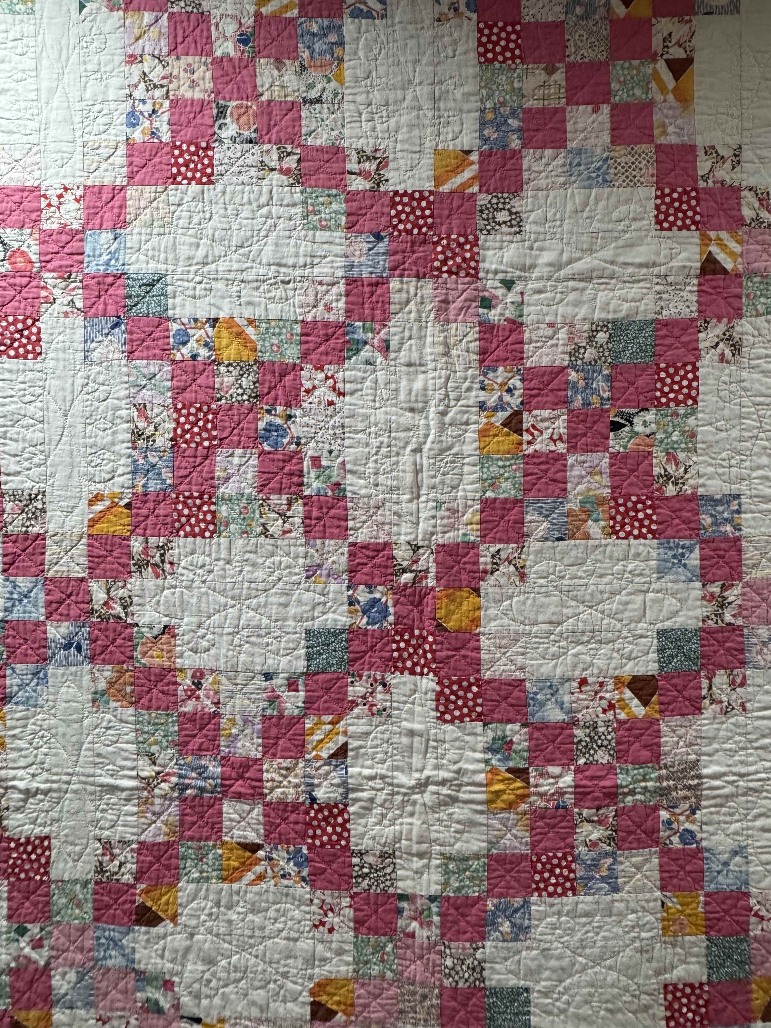 Vintage Irish Chain Quilt