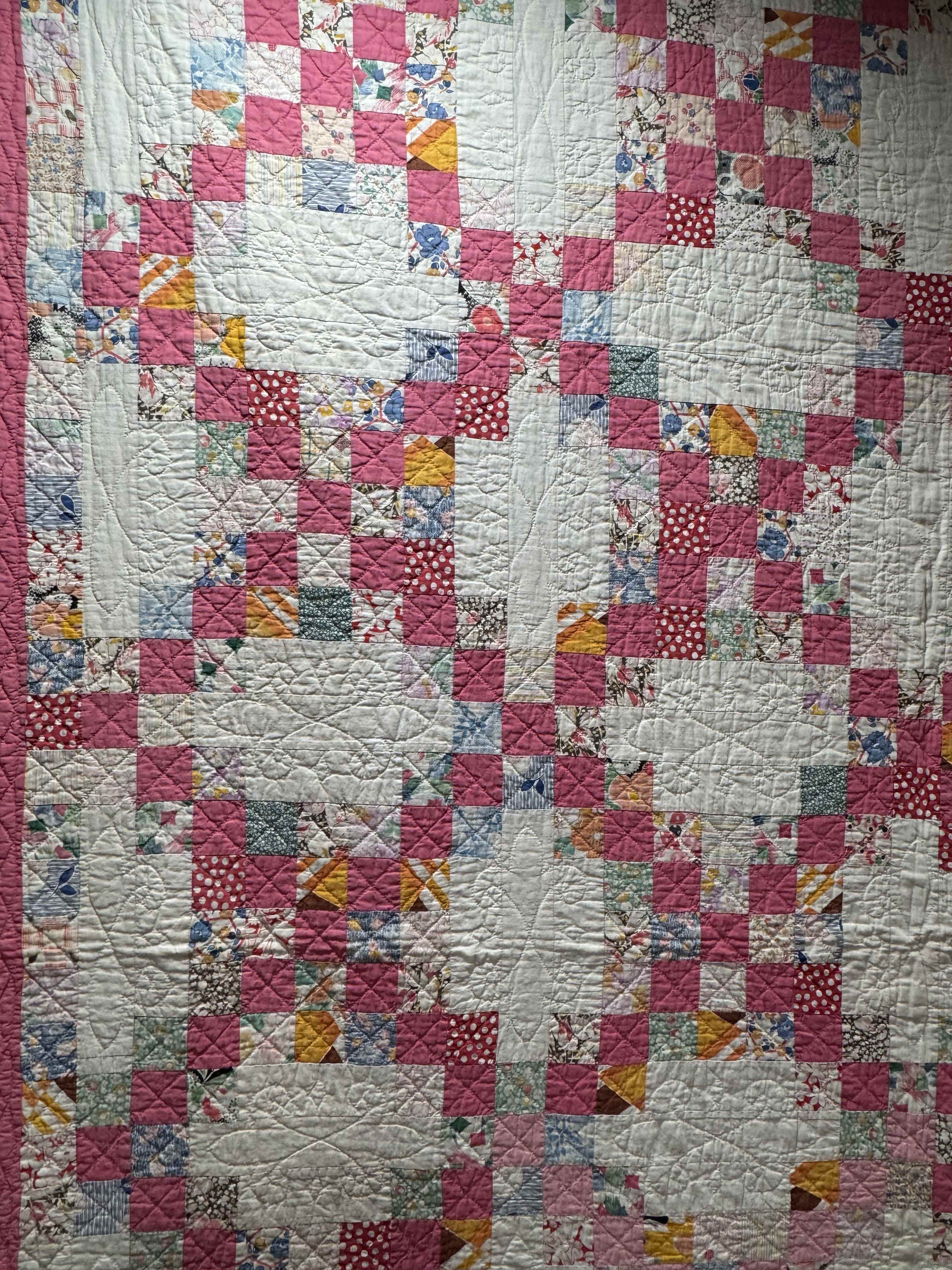 Vintage Irish Chain Quilt