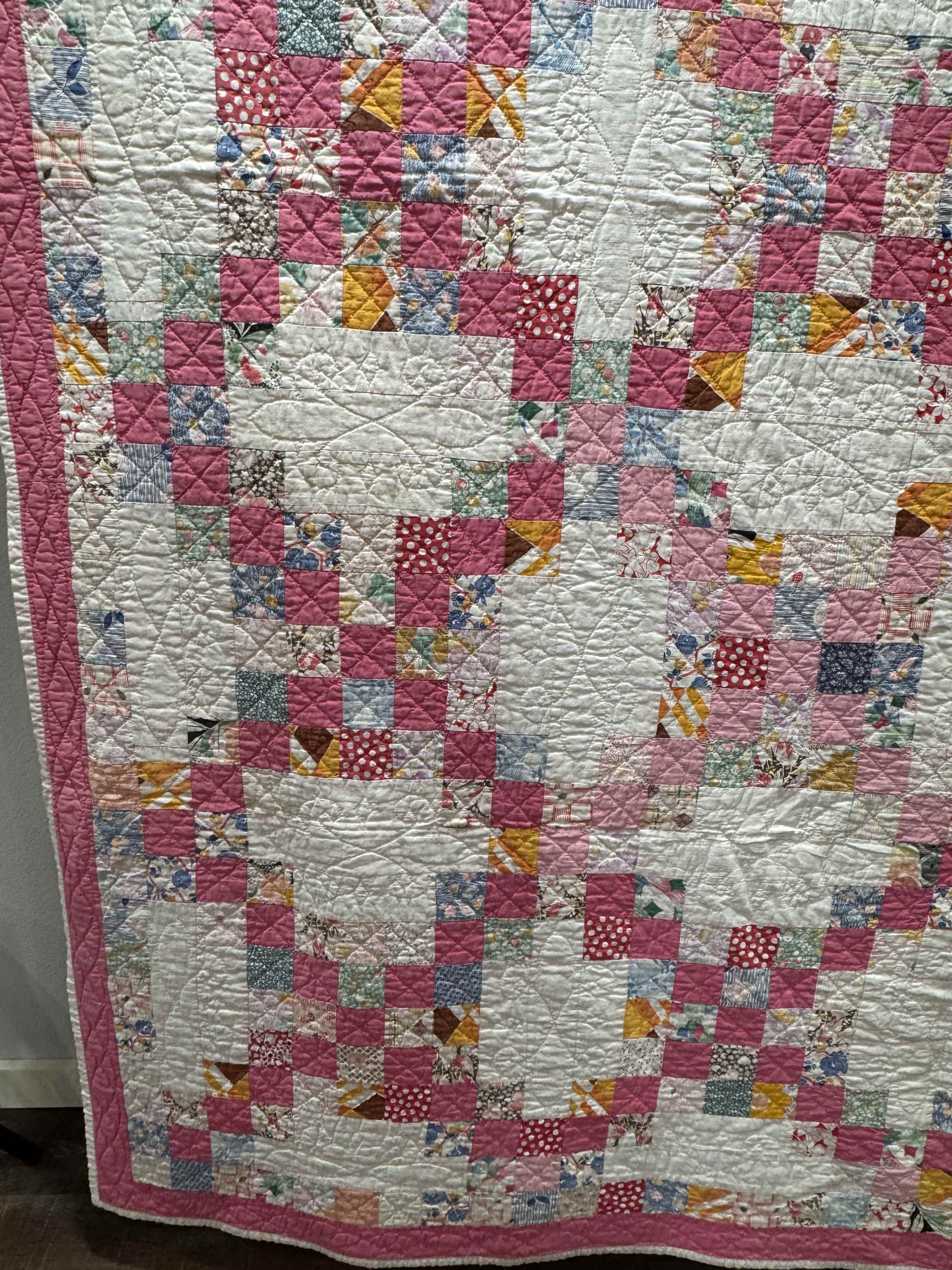 Vintage Irish Chain Quilt