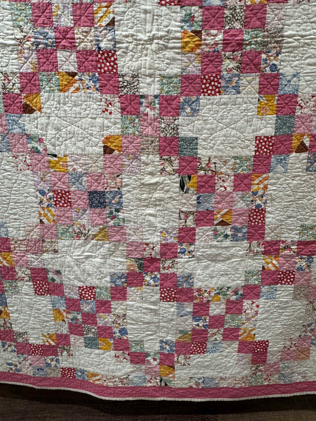 Vintage Irish Chain Quilt
