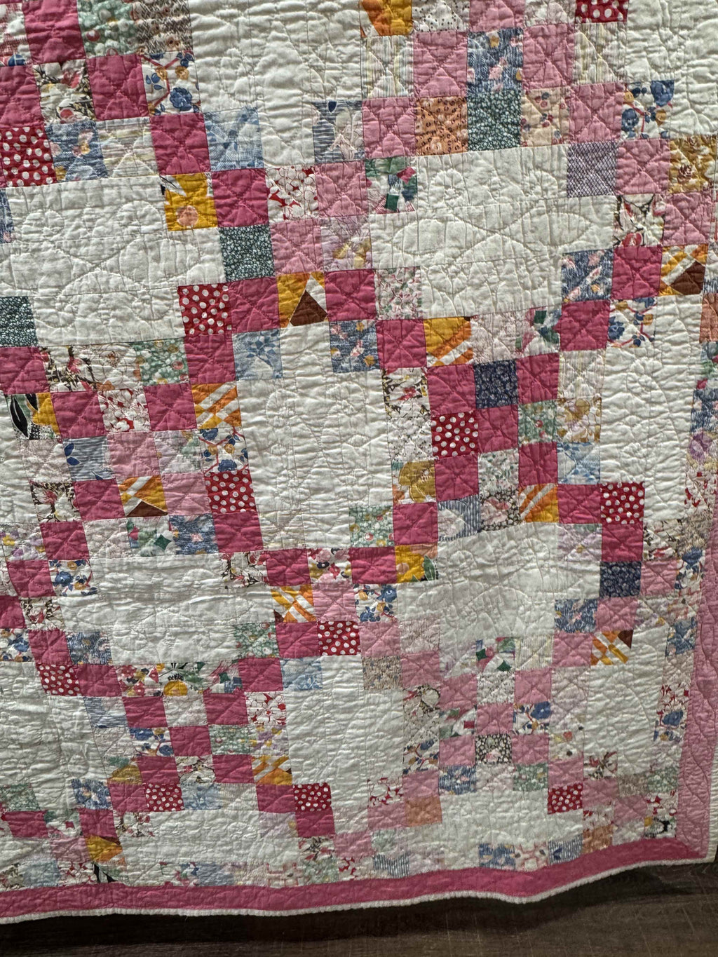 Vintage Irish Chain Quilt
