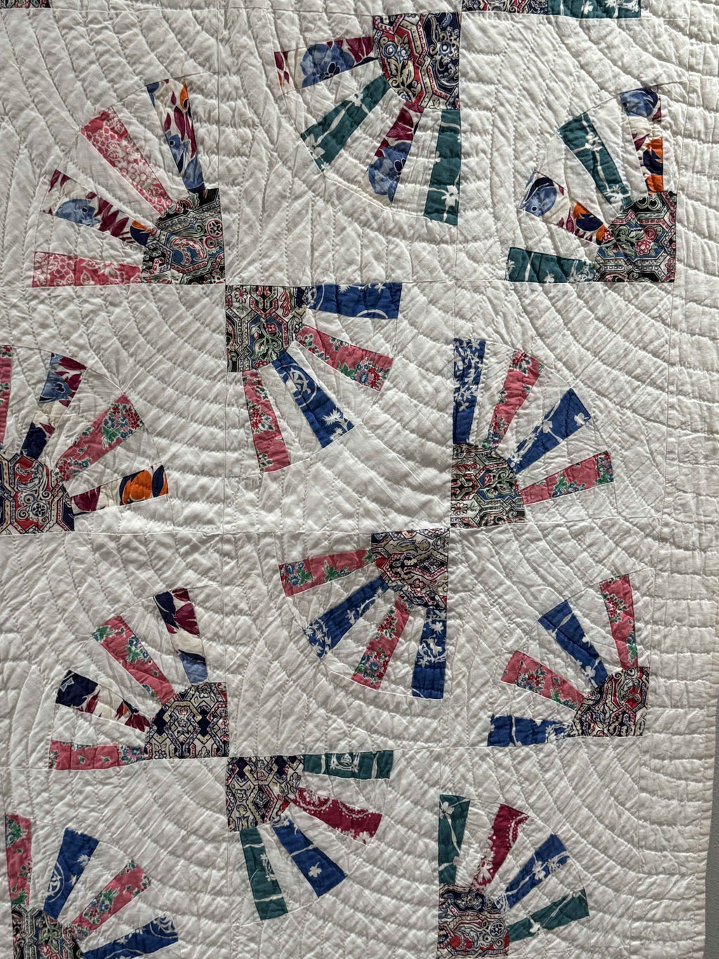 Vintage Grandmother's Fan Quilt