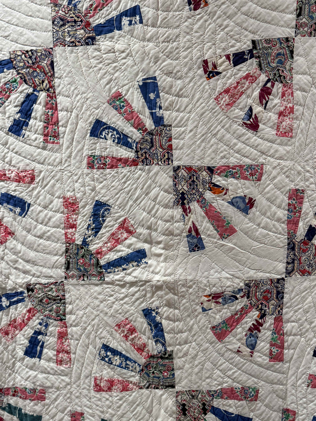 Vintage Grandmother's Fan Quilt