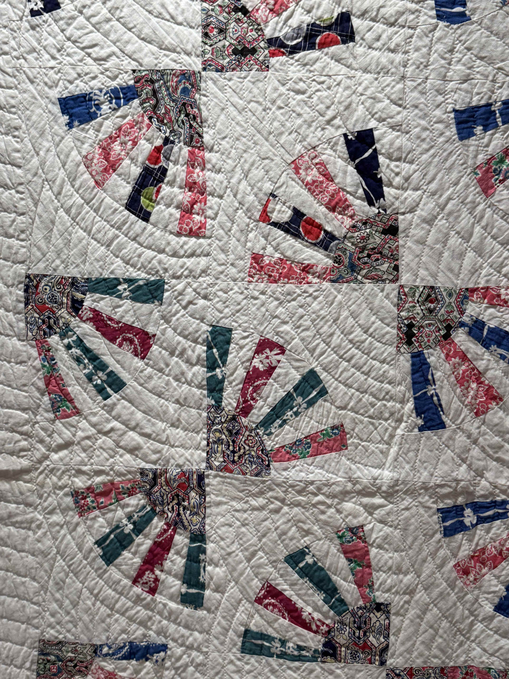 Vintage Grandmother's Fan Quilt