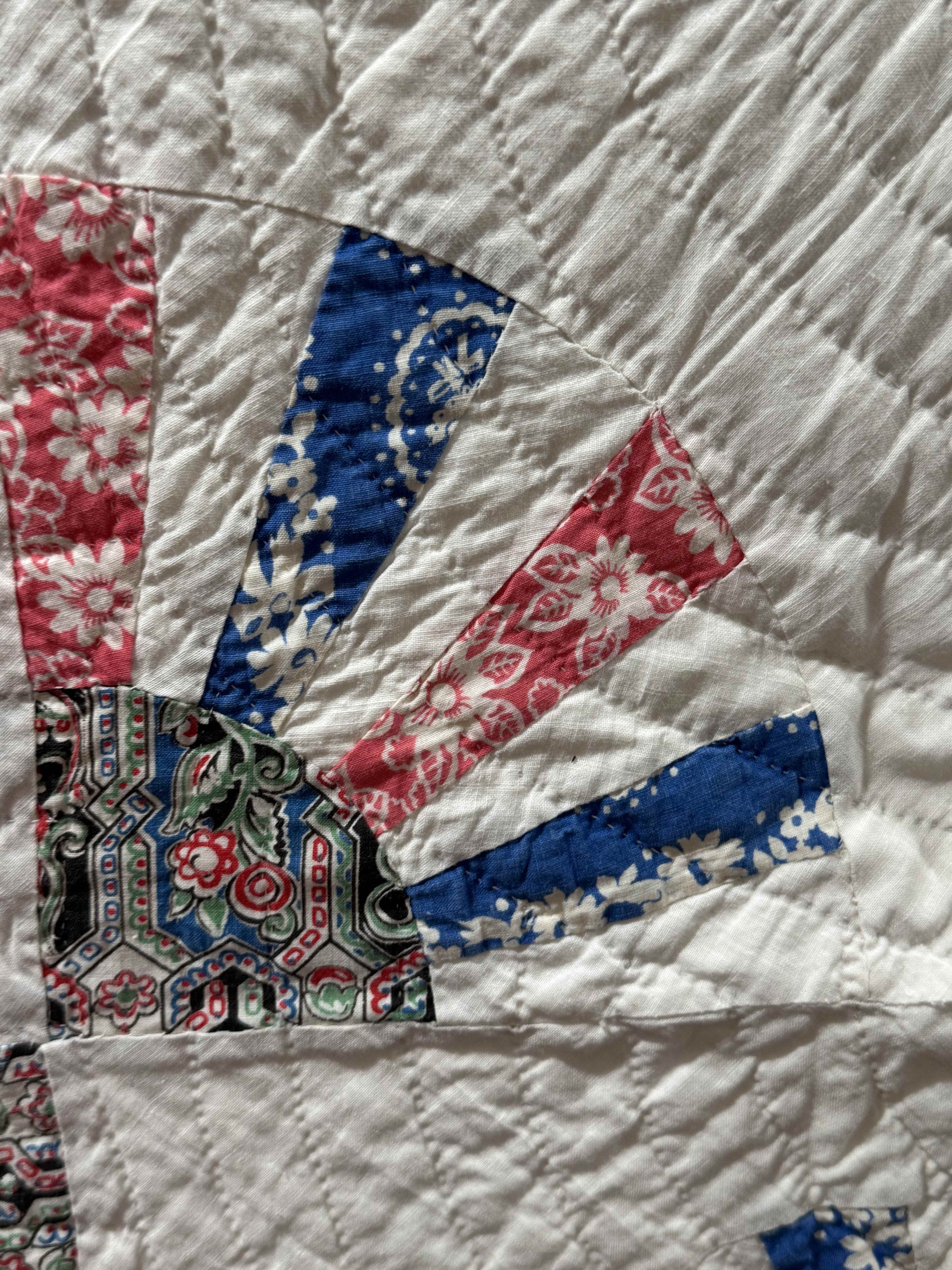 Vintage Grandmother's Fan Quilt